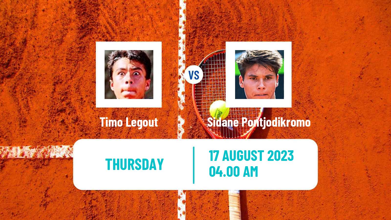 Tennis ITF M25 Koksijde Men Timo Legout - Sidane Pontjodikromo