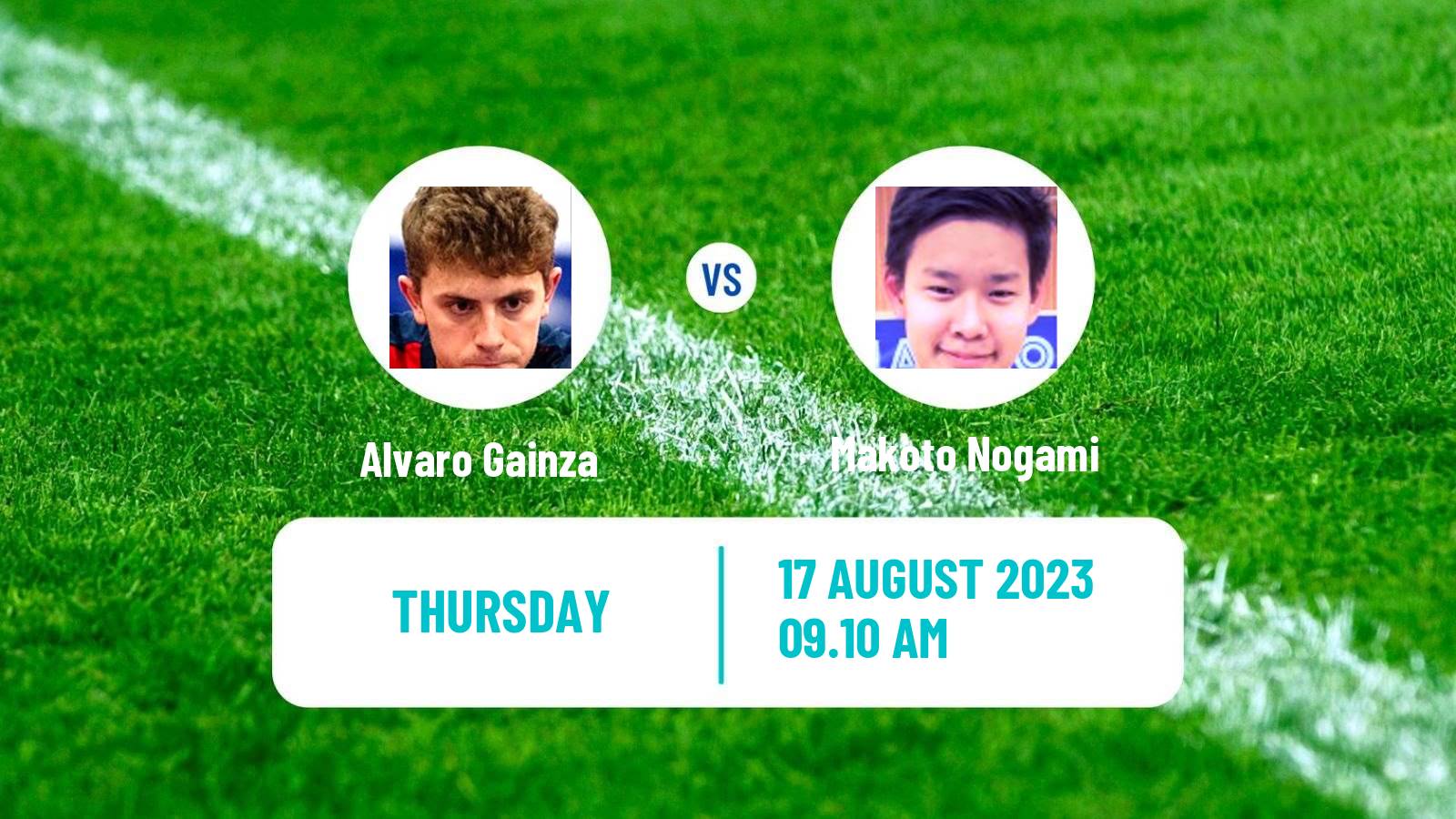 Table tennis Challenger Series Men Alvaro Gainza - Makoto Nogami