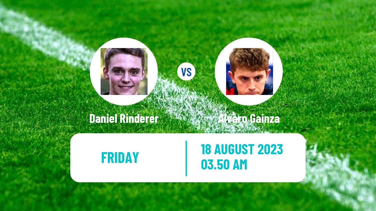 Table tennis Challenger Series Men Daniel Rinderer - Alvaro Gainza