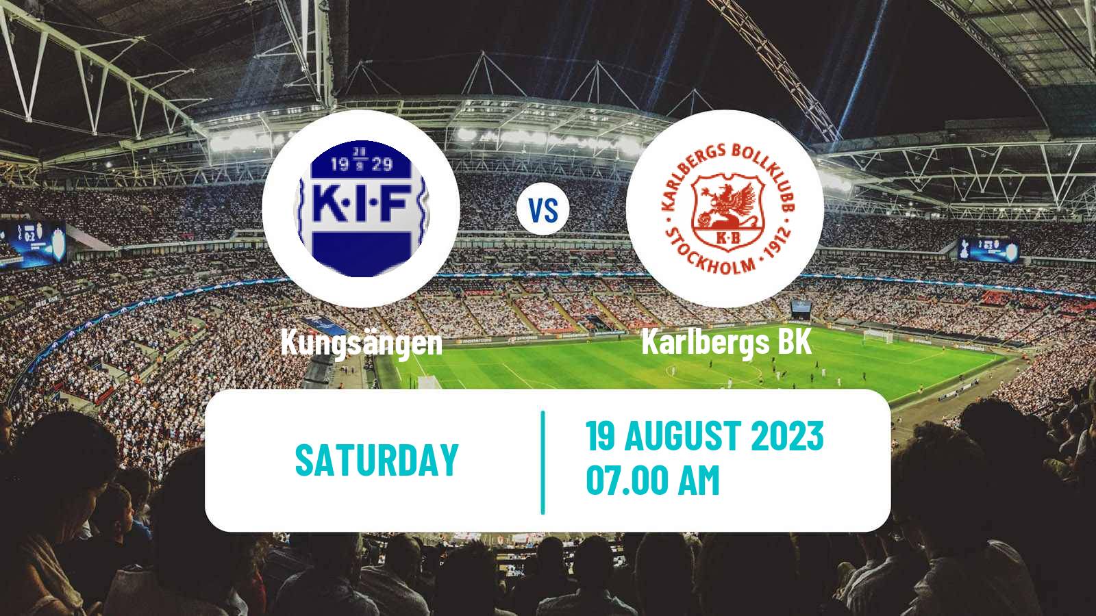 Soccer Swedish Division 2 - Norra Svealand Kungsängen - Karlberg