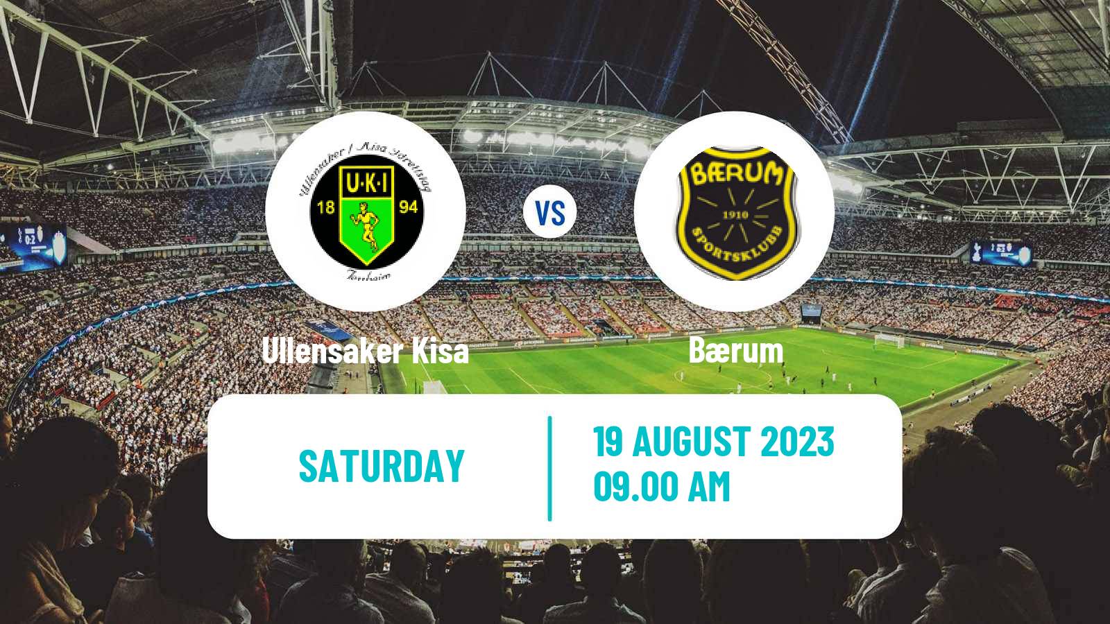 Soccer Norwegian Division 2 - Group 2 Ullensaker Kisa - Bærum
