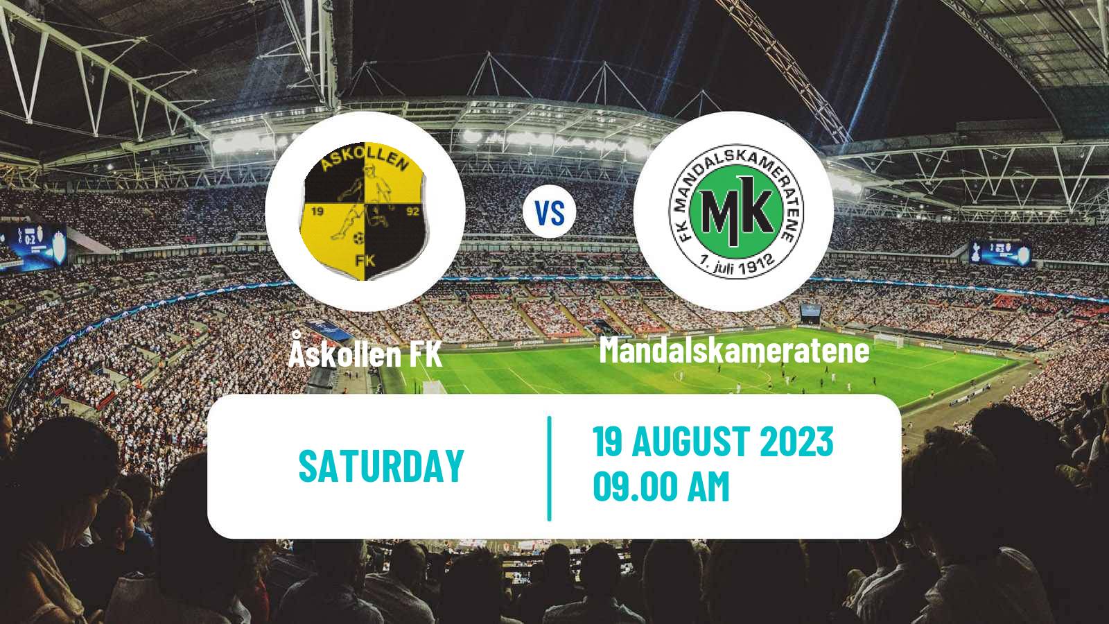 Soccer Norwegian Division 3 - Group 4 Åskollen - Mandalskameratene