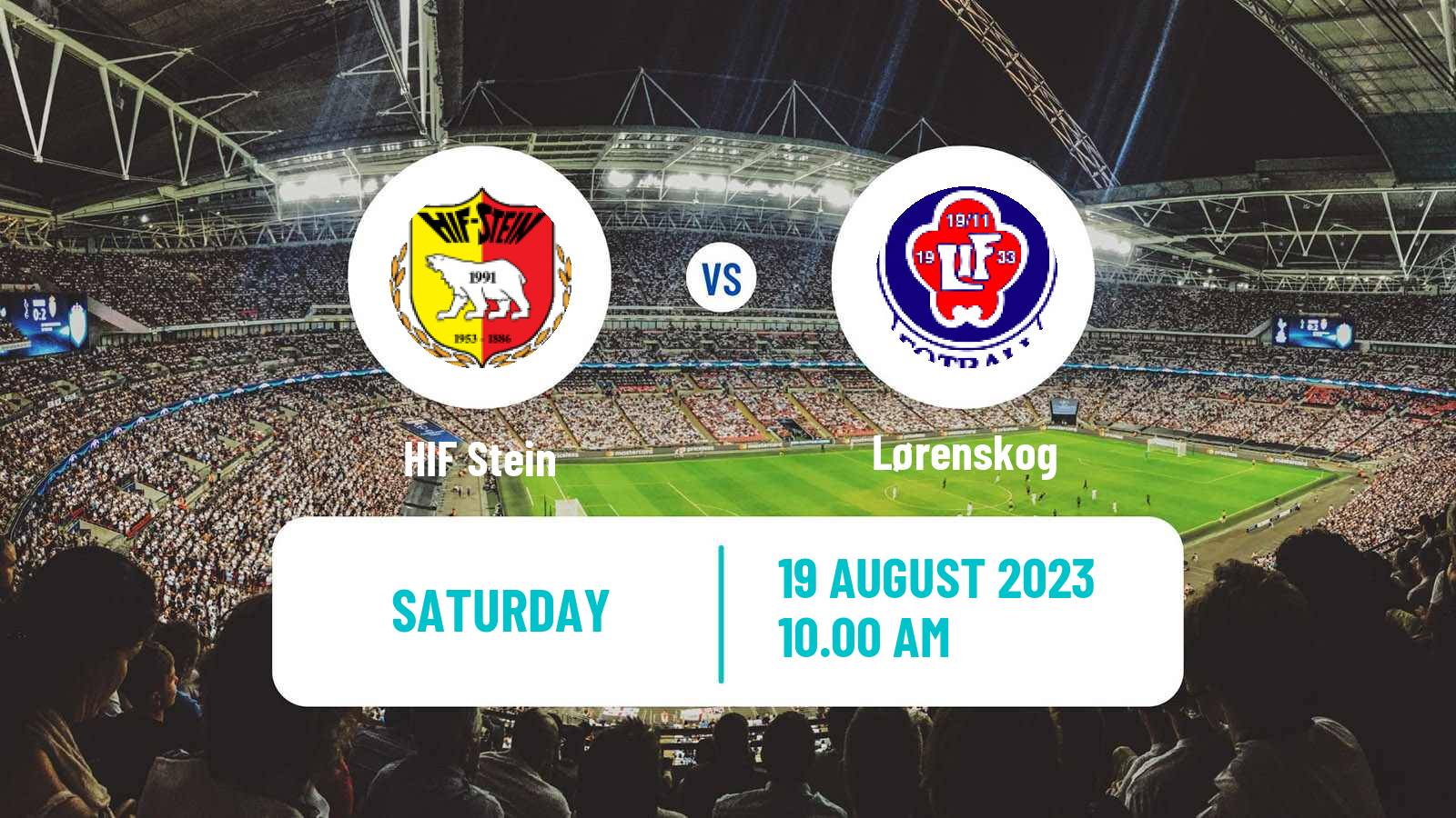 Soccer Norwegian Division 3 - Group 6 HIF Stein - Lørenskog