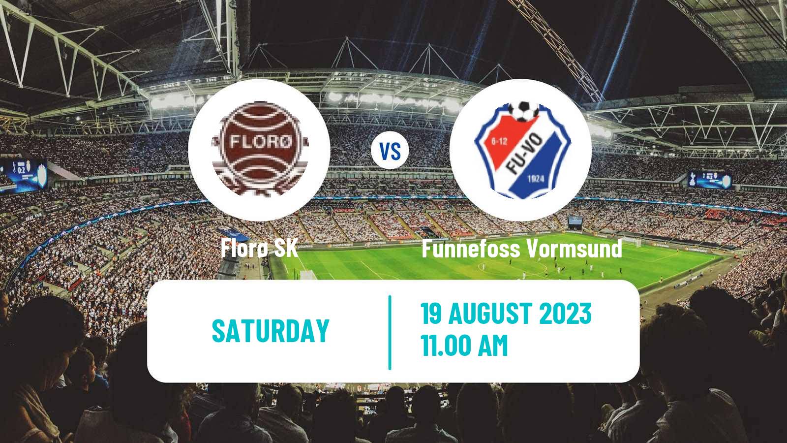 Football Norwegian Division 3 - Group 2 Florø - Funnefoss Vormsund