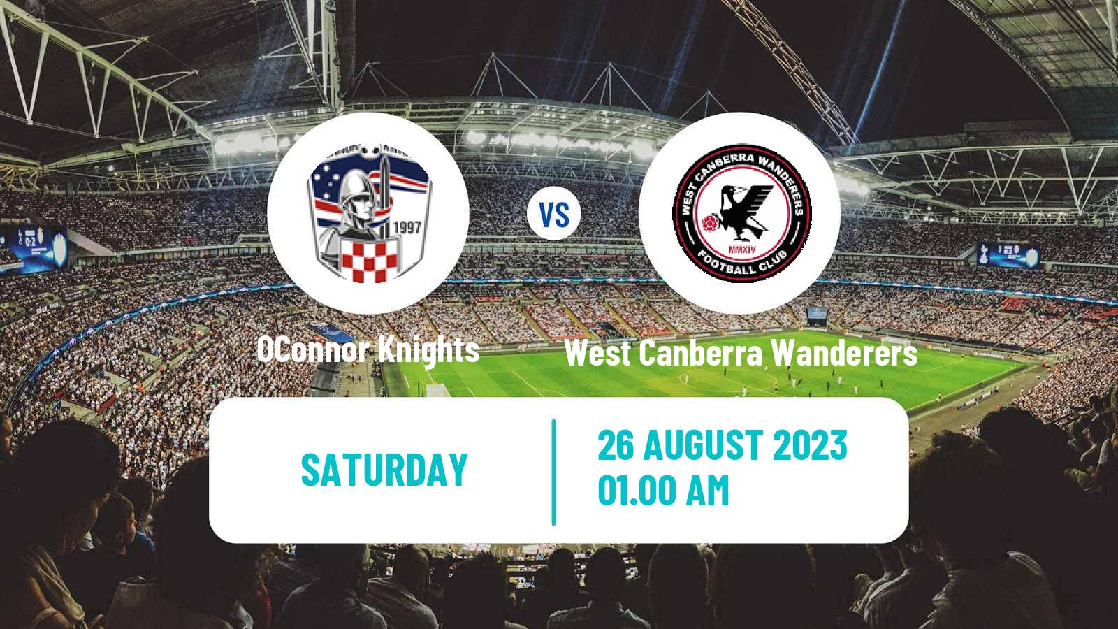 Football Australian NPL ACT OConnor Knights - West Canberra Wanderers