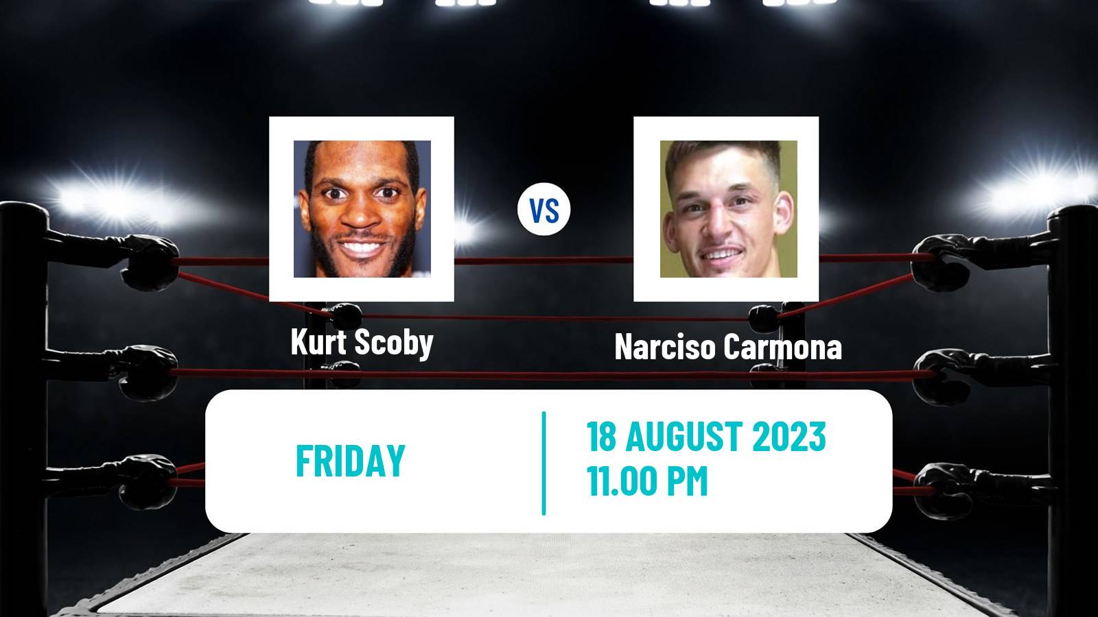 Boxing Super Lightweight Others Matches Men Kurt Scoby - Narciso Carmona
