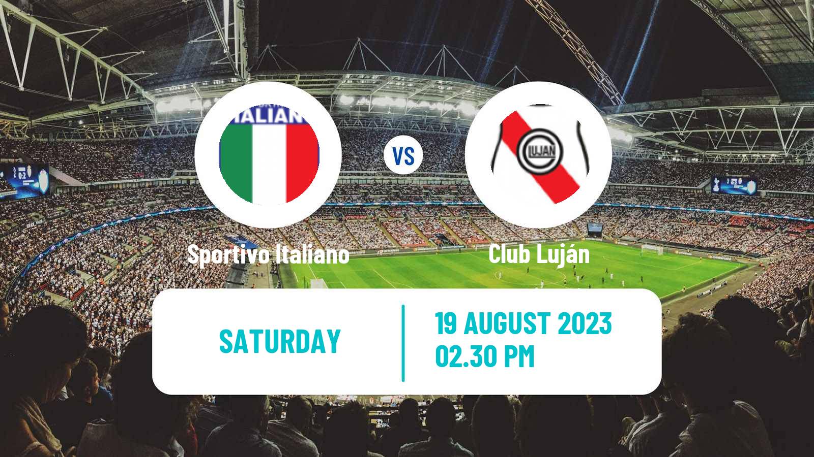 Soccer Argentinian Primera C Sportivo Italiano - Club Luján