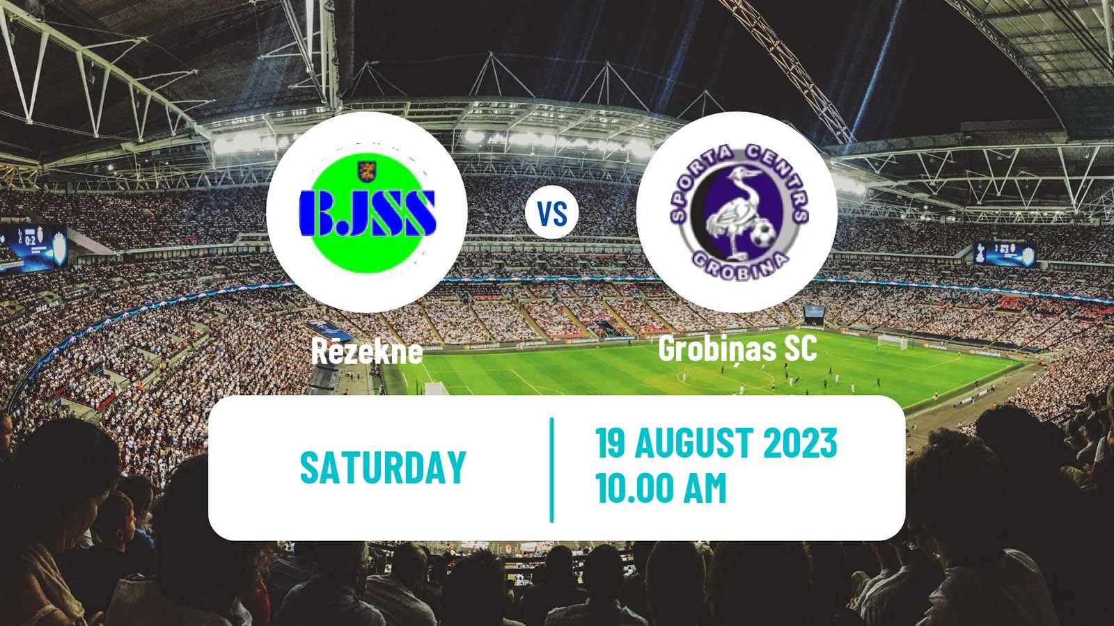 Soccer Latvian 1 Liga Rēzekne - Grobiņa