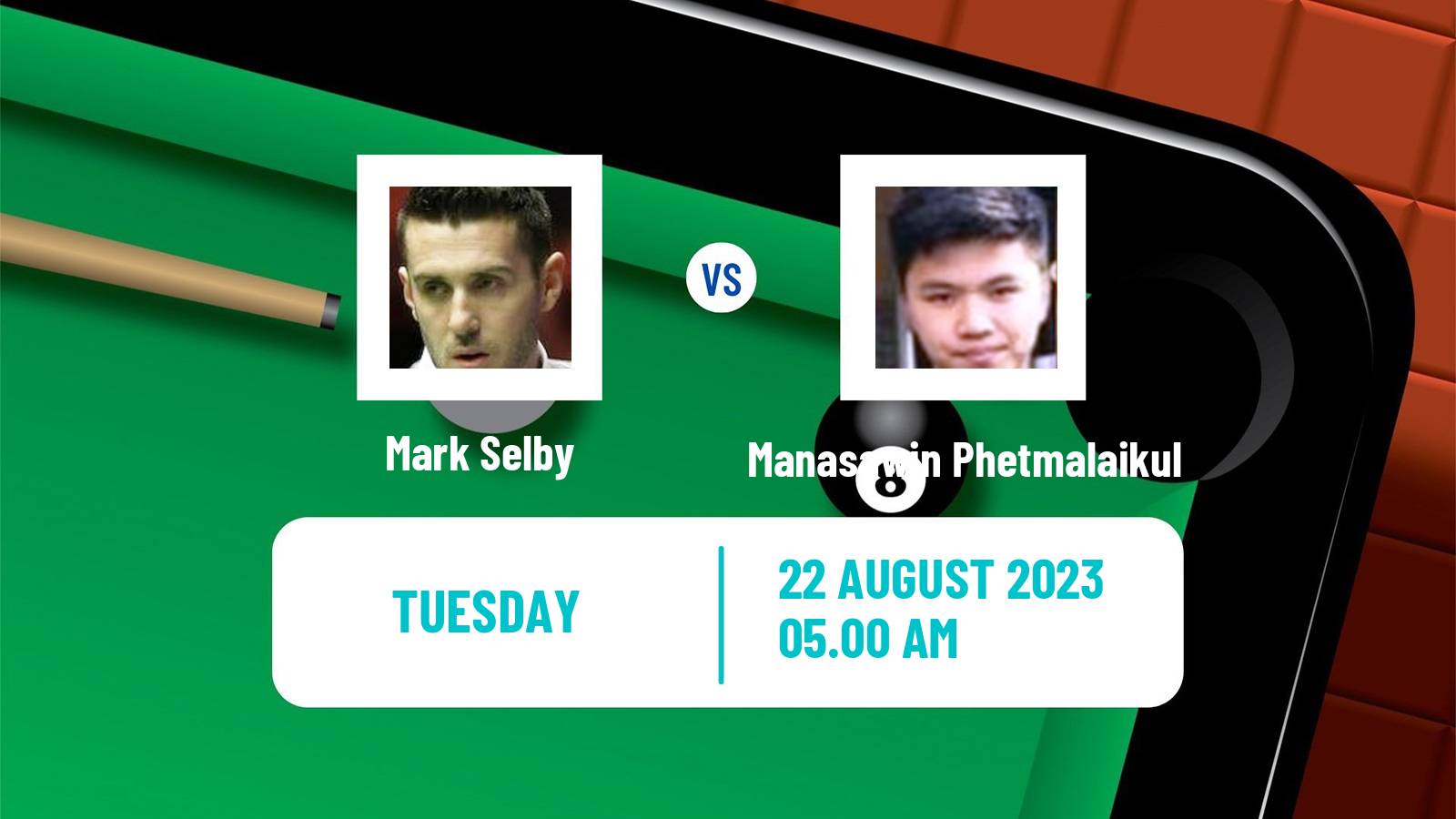 Snooker European Masters Mark Selby - Manasawin Phetmalaikul
