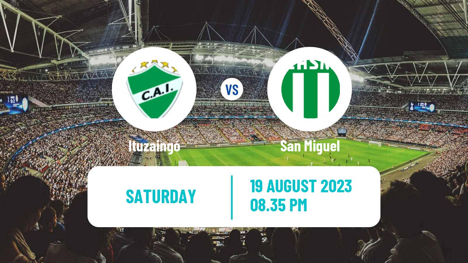 Soccer Argentinian Primera B Ituzaingó - San Miguel