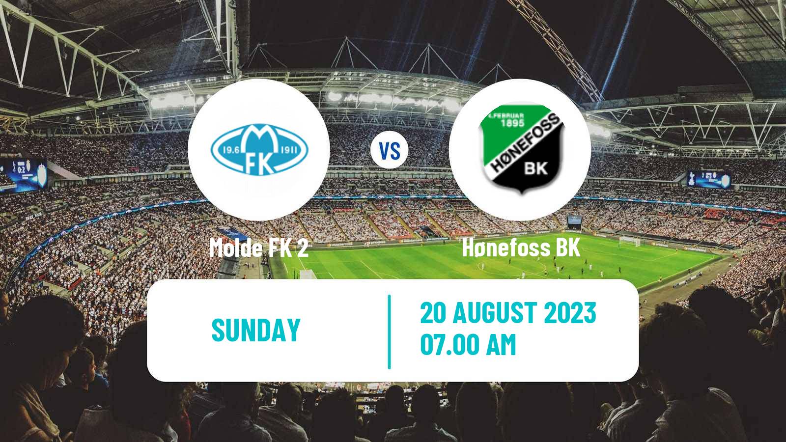 Soccer Norwegian Division 3 - Group 2 Molde 2 - Hønefoss