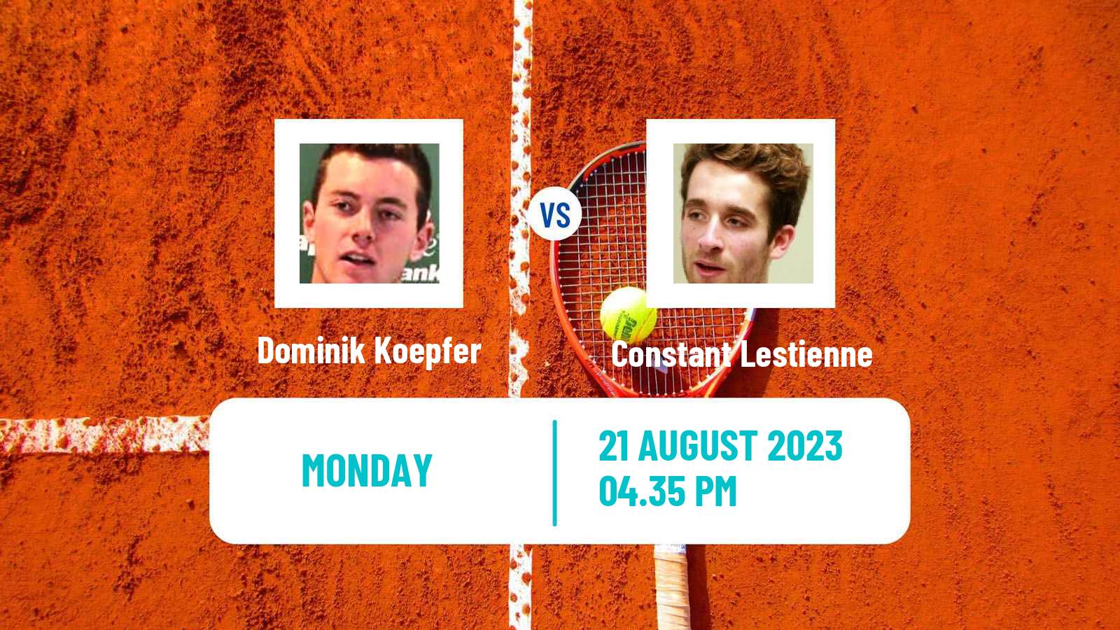 Tennis ATP Winston-Salem Dominik Koepfer - Constant Lestienne