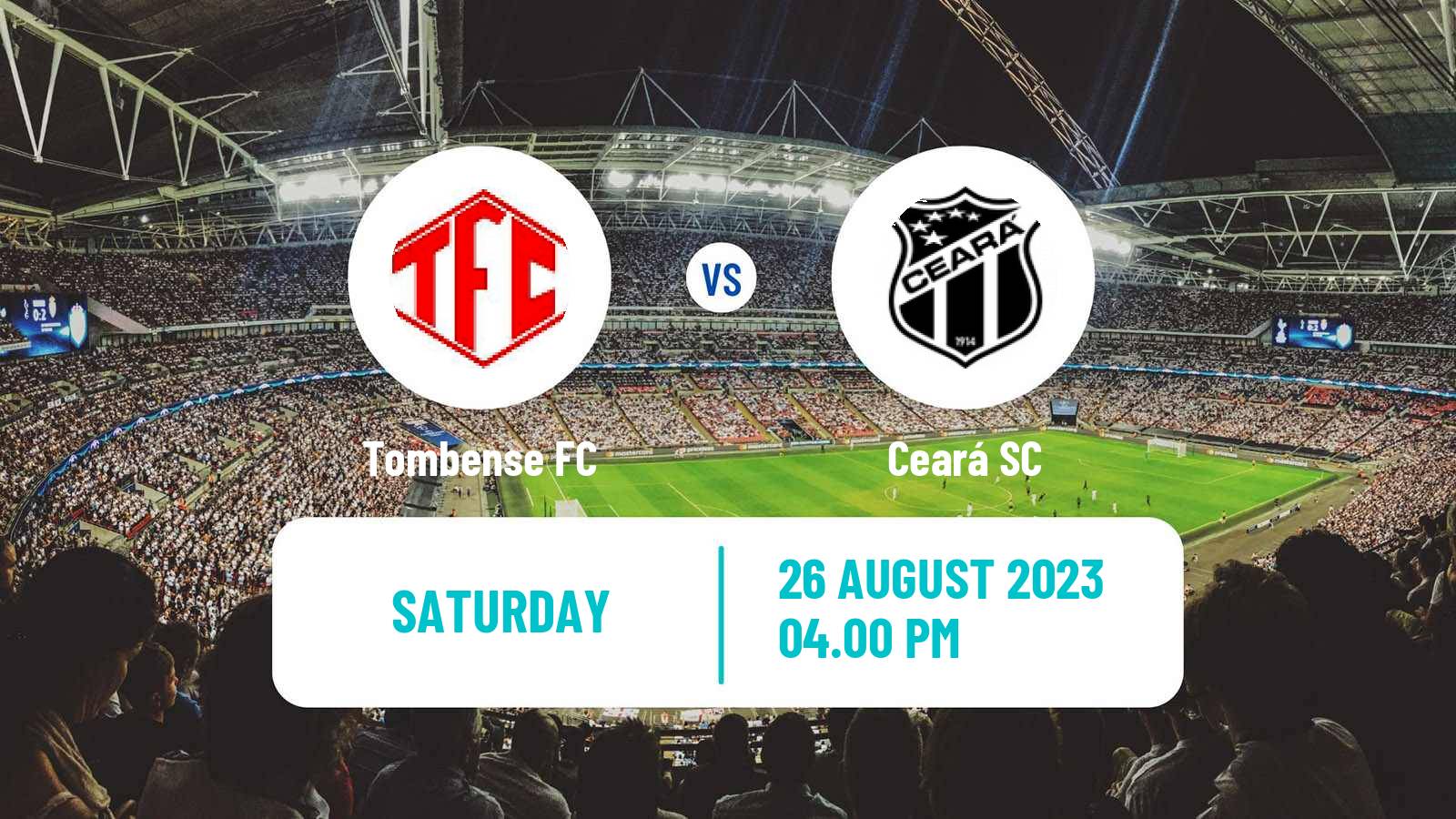 Soccer Brazilian Serie B Tombense - Ceará