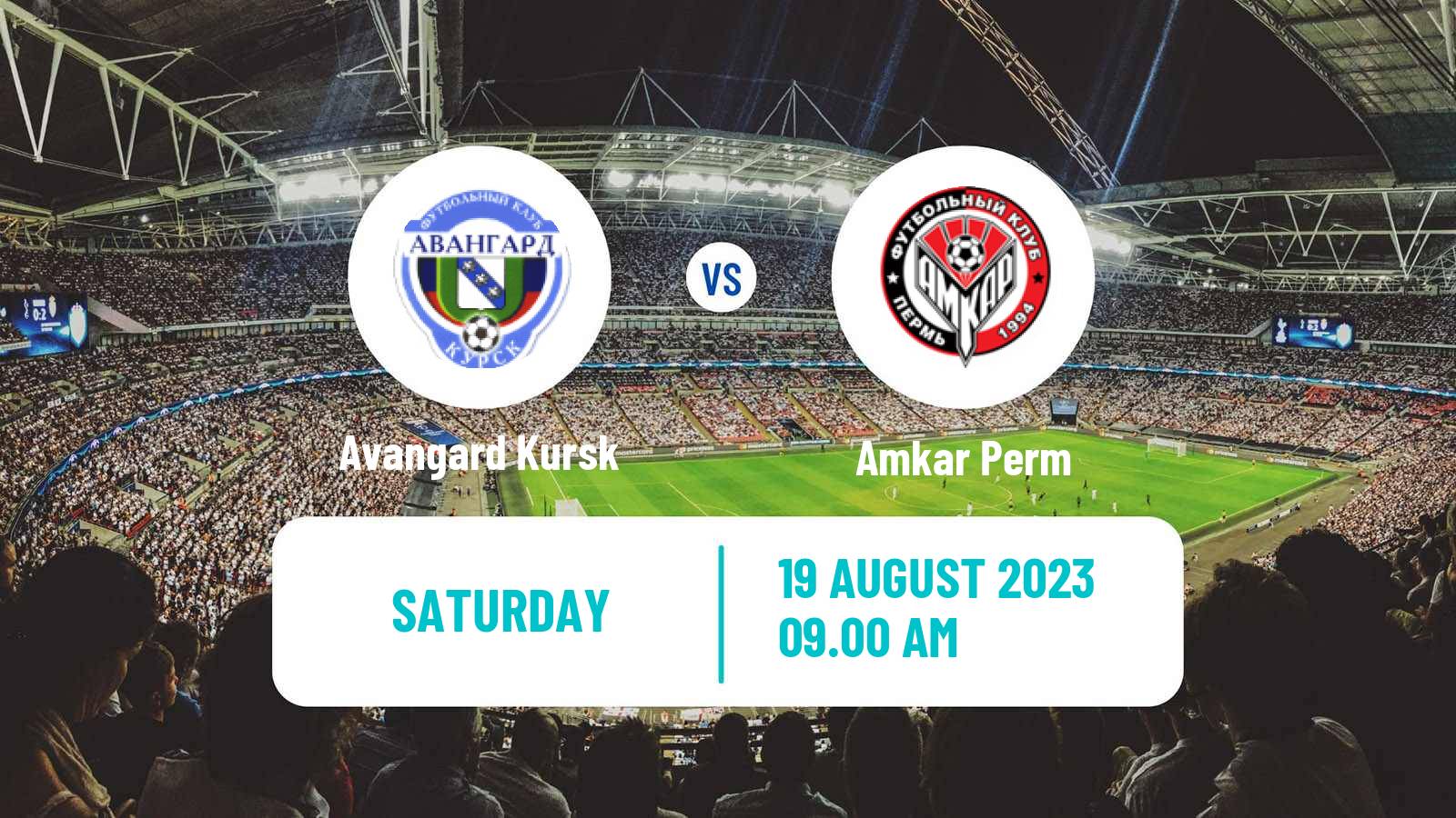 Soccer Russian FNL 2 Division A Silver Avangard Kursk - Amkar Perm