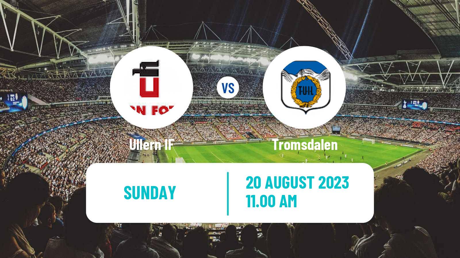 Soccer Norwegian Division 2 - Group 2 Ullern - Tromsdalen