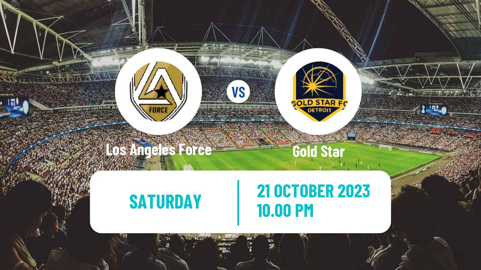 Soccer US NISA Los Angeles Force - Gold Star