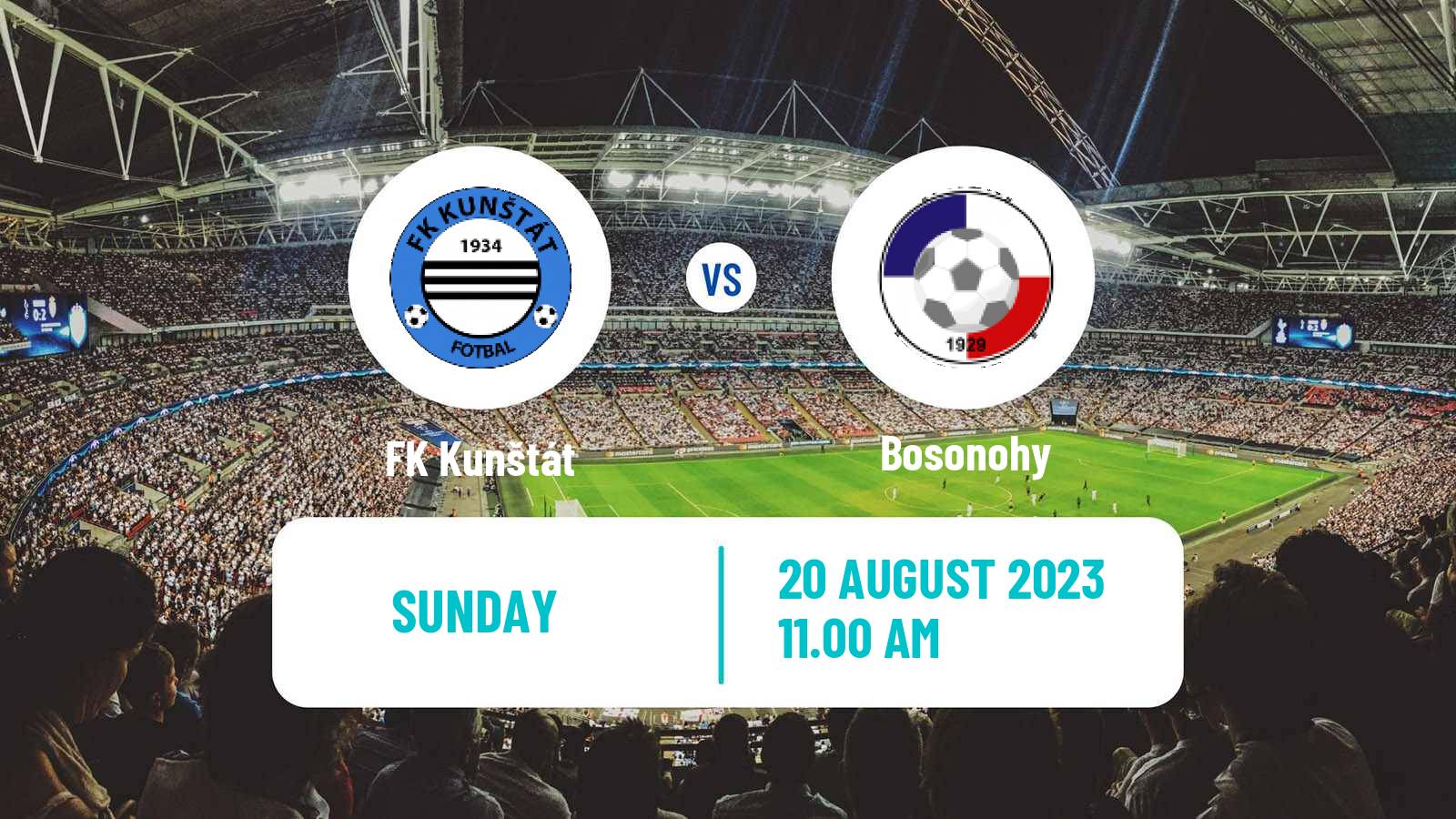 Soccer Czech Jihomoravsky KP Kunštát - Bosonohy