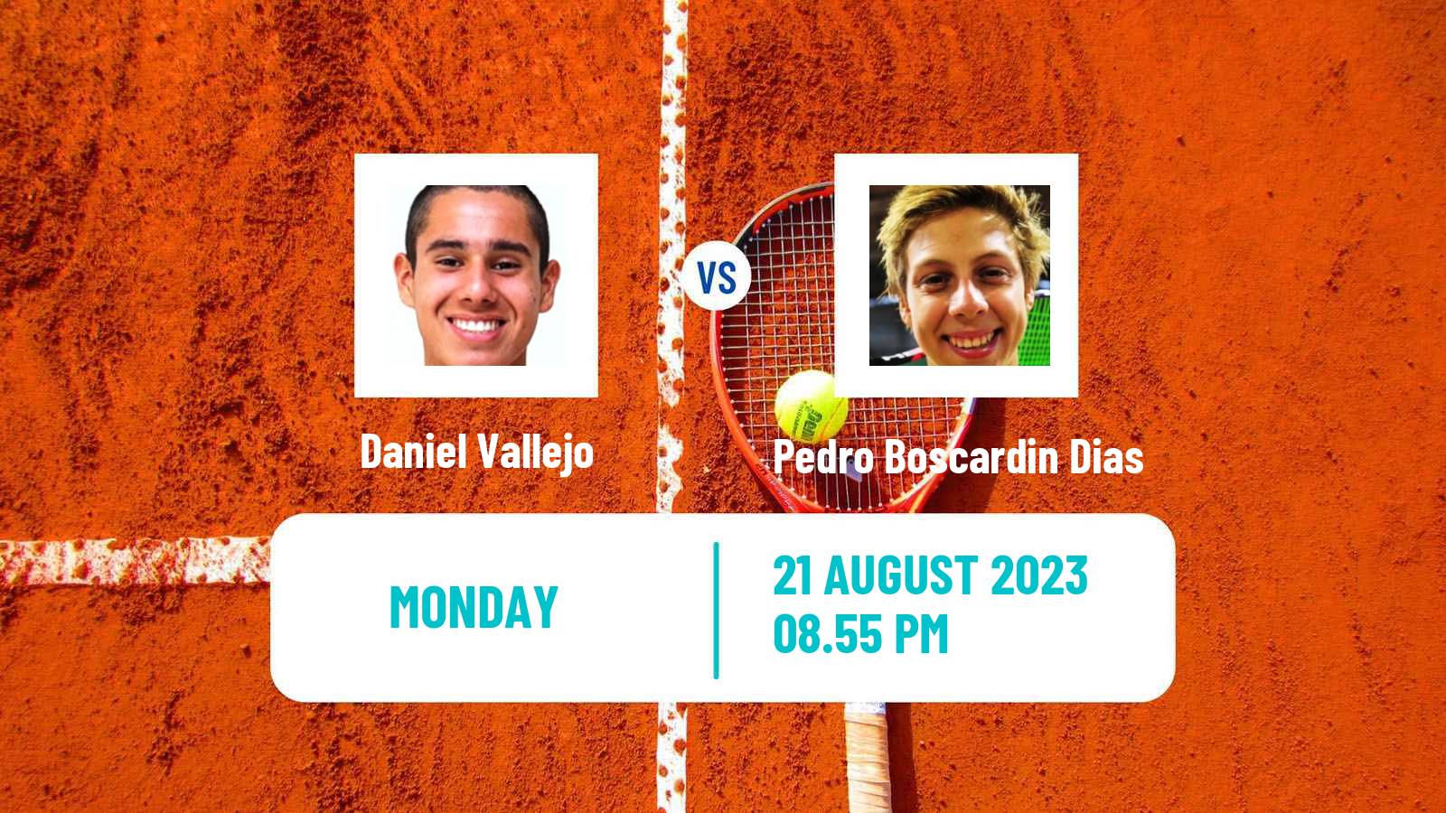 Tennis Lima Challenger Men Daniel Vallejo - Pedro Boscardin Dias