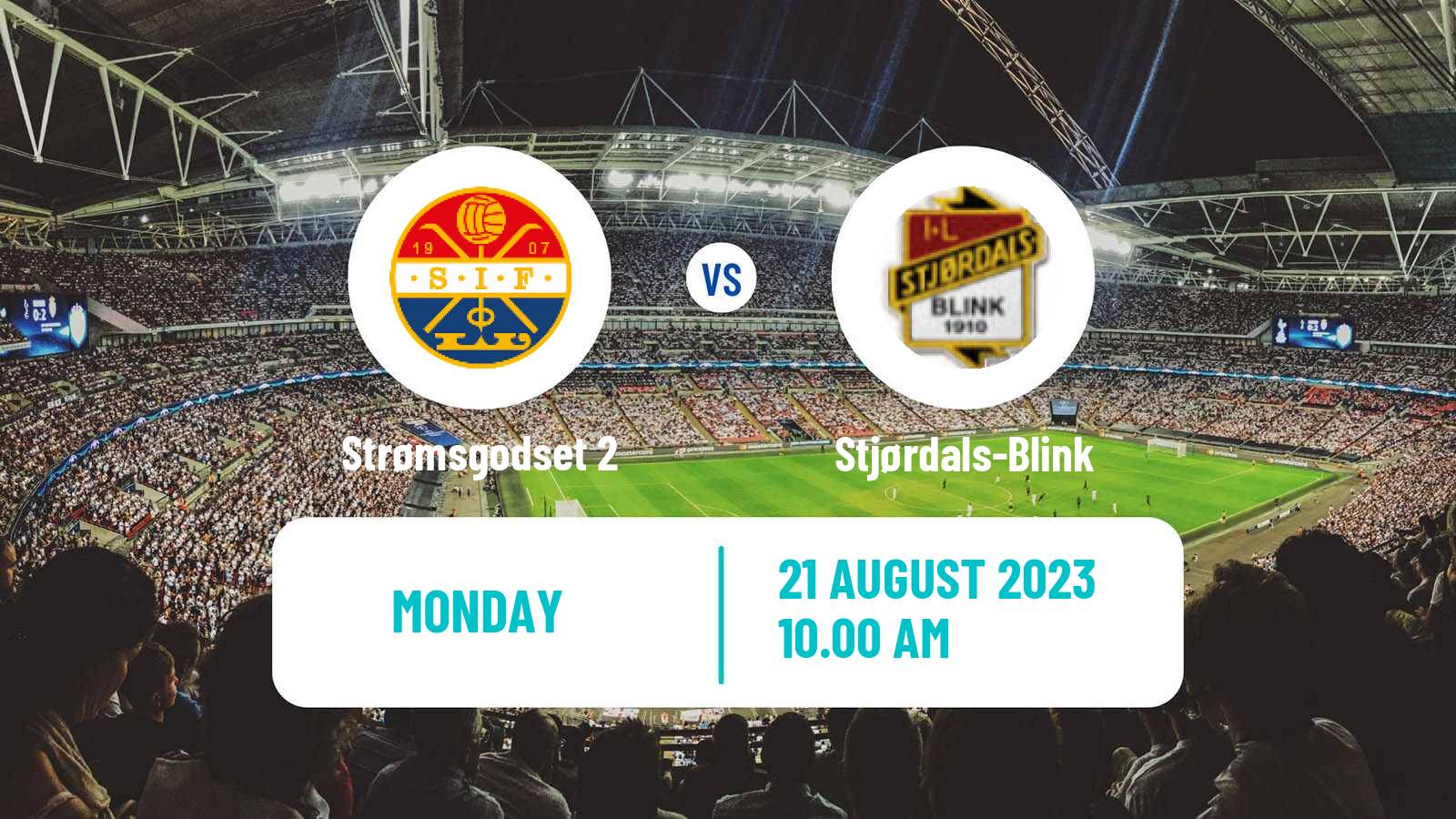 Soccer Norwegian Division 2 - Group 2 Strømsgodset 2 - Stjørdals-Blink