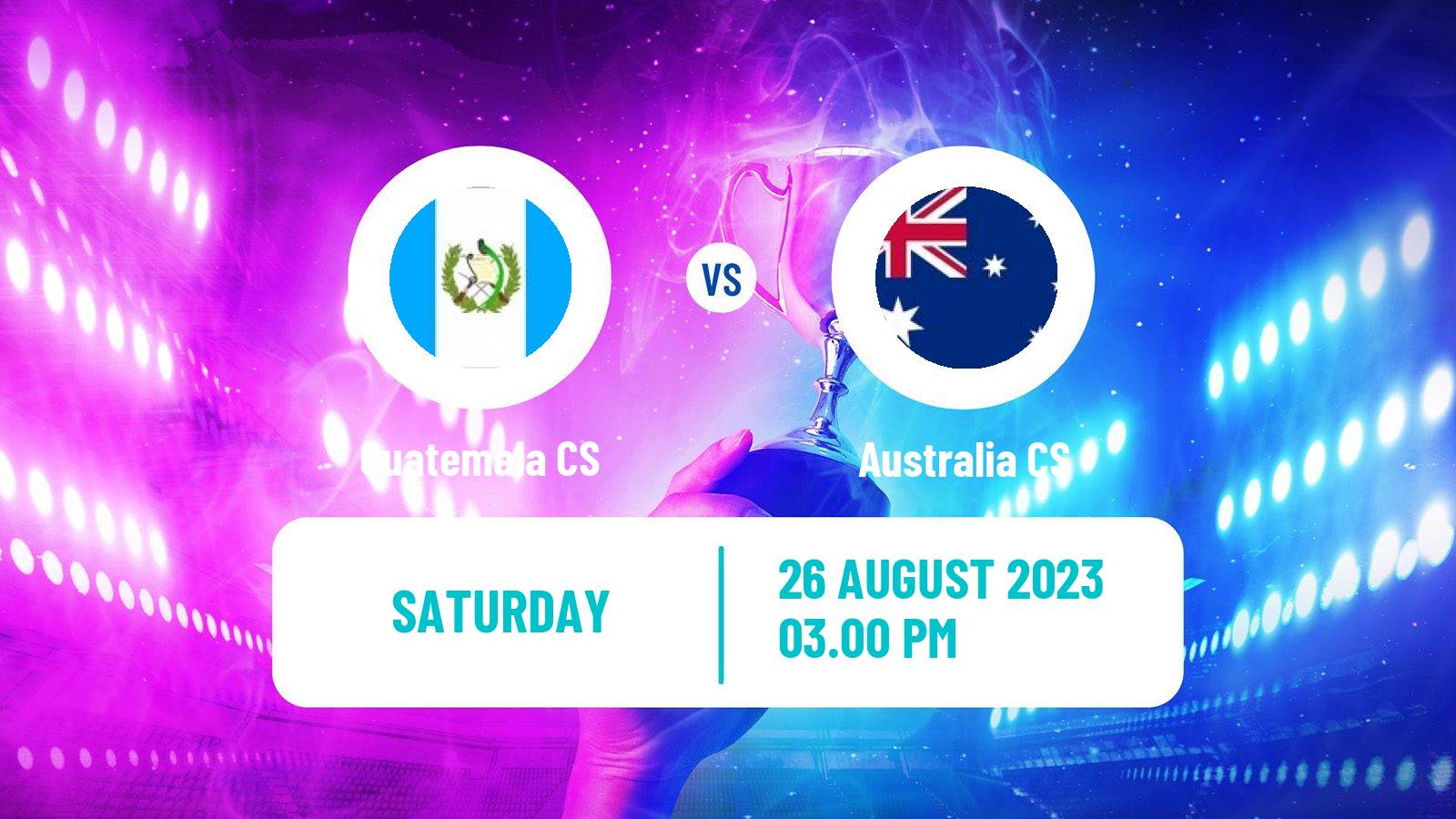 Esports Counter Strike Iesf World Esports Championship Guatemala - Australia