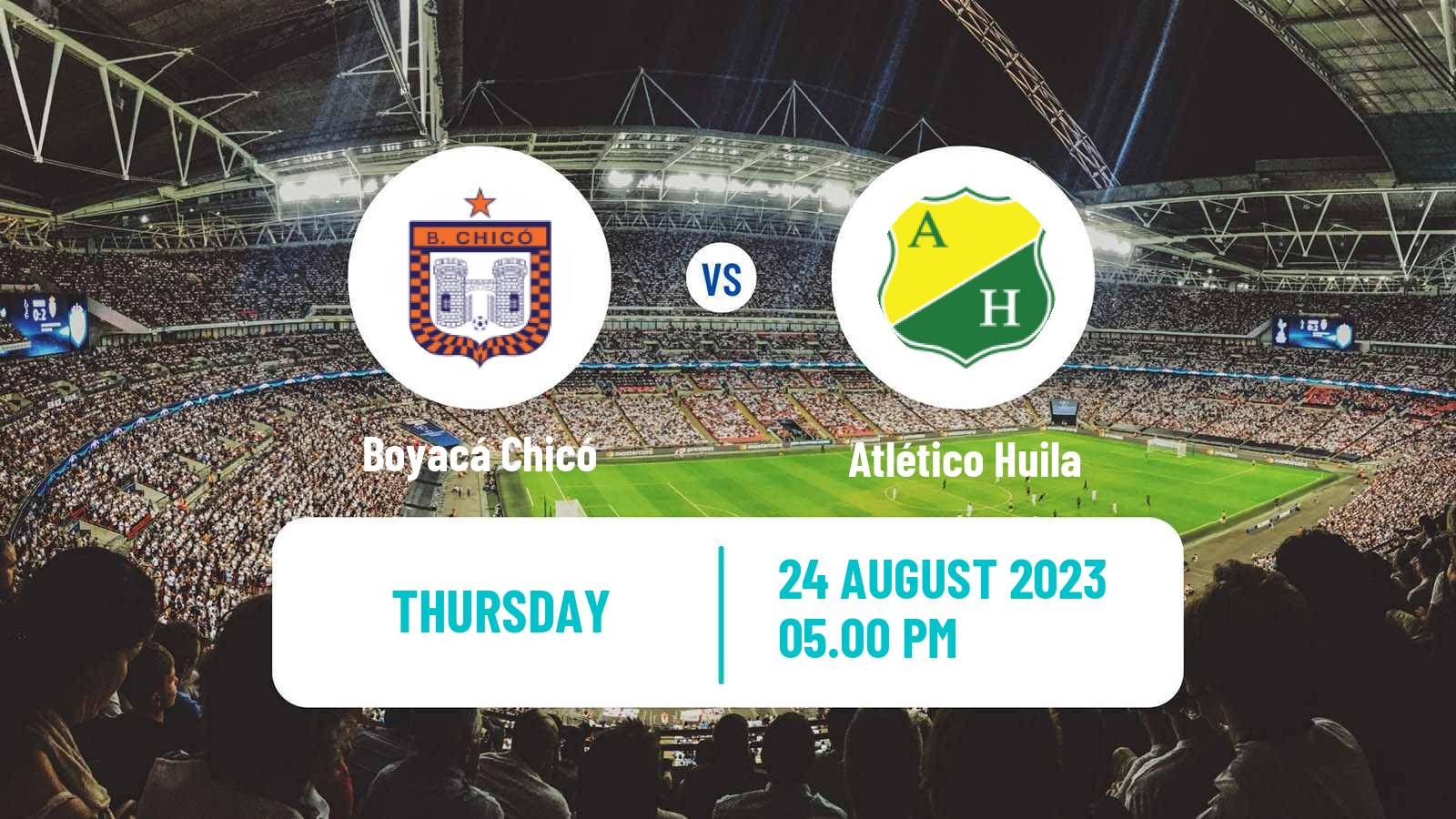 Soccer Colombian Primera A Boyacá Chicó - Atlético Huila