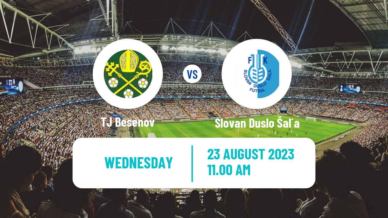 Football Slovak Cup Besenov - Slovan Duslo Šaľa