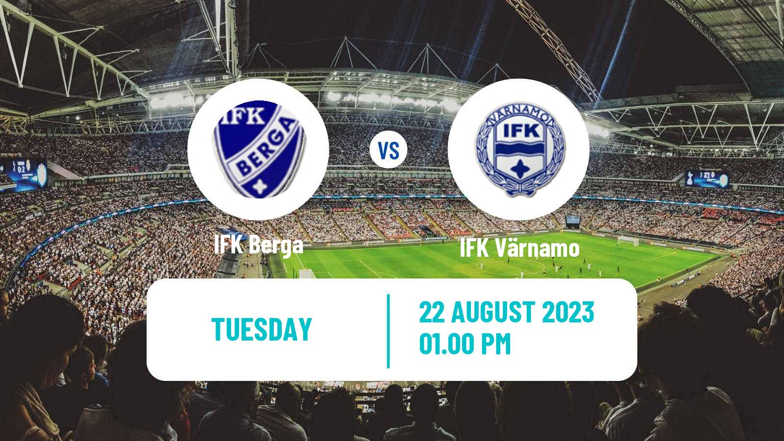 Soccer Svenska Cupen Berga - Värnamo