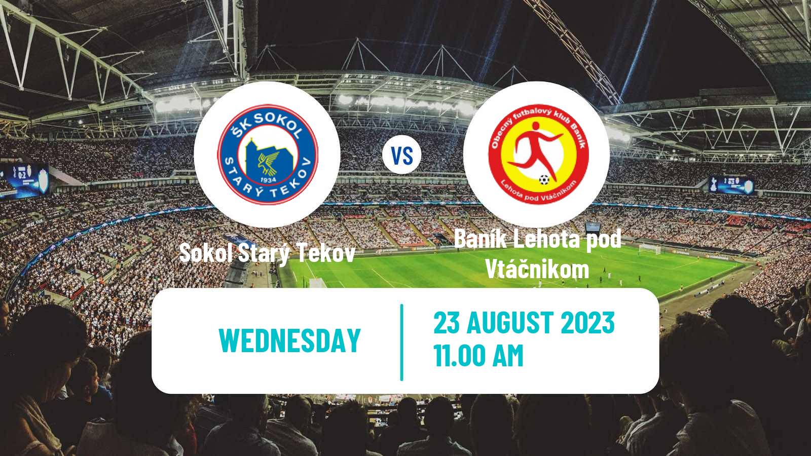 Football Slovak Cup Sokol Starý Tekov - Baník Lehota pod Vtáčnikom