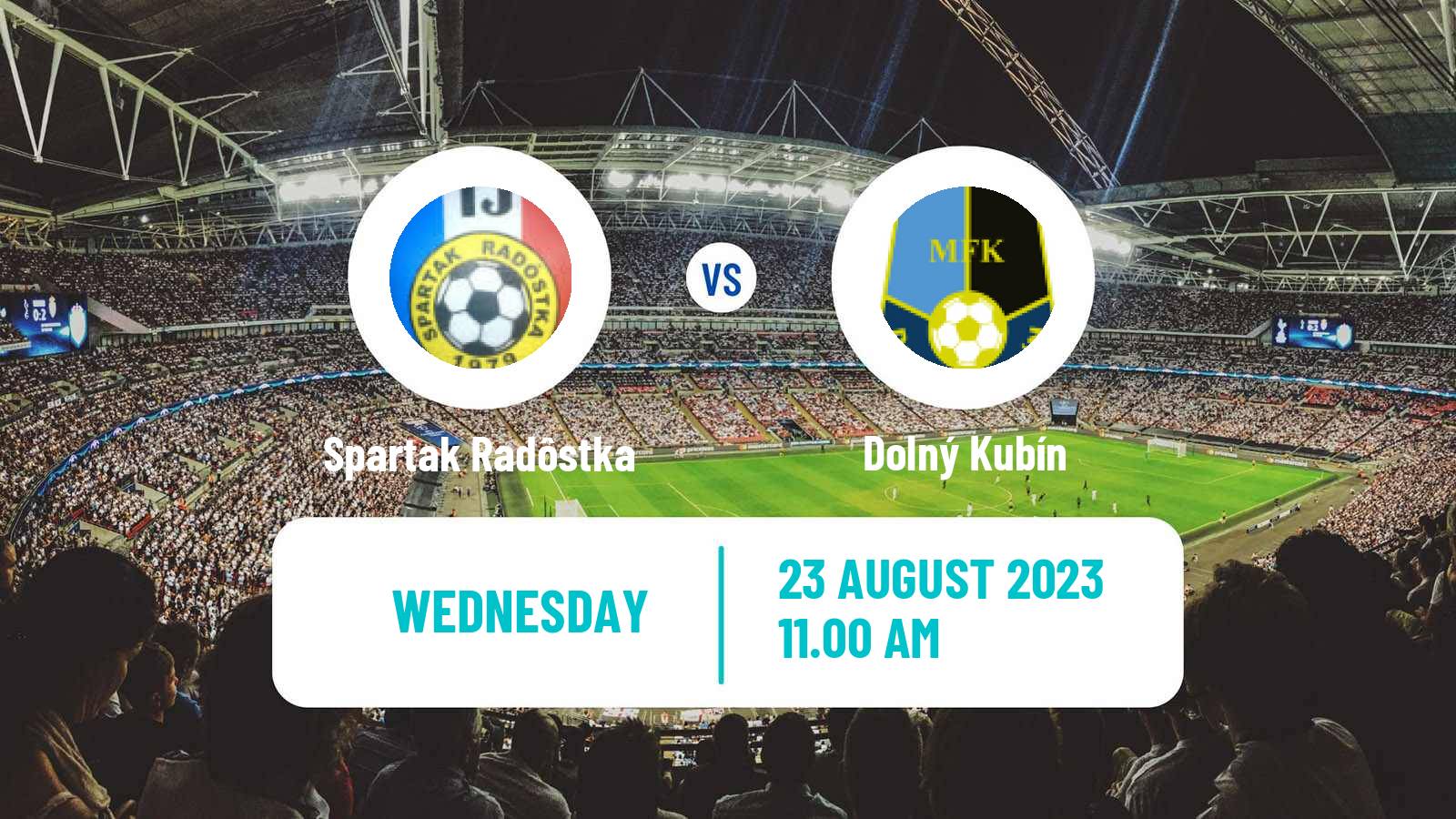Soccer Slovak Cup Spartak Radôstka - Dolný Kubín