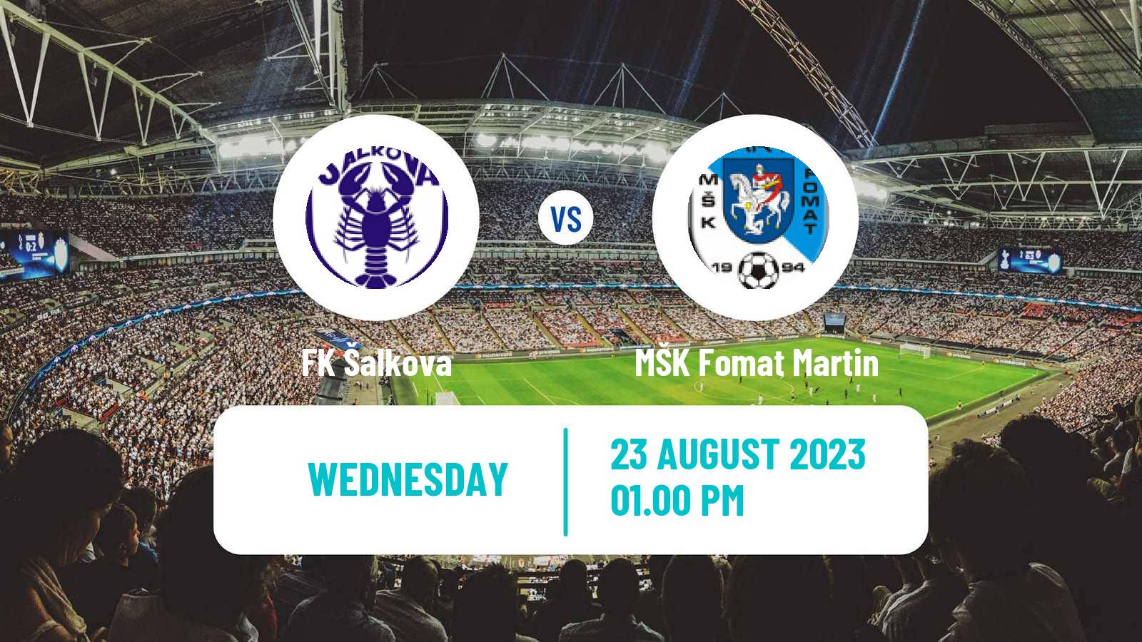 Football Slovak Cup Šalkova - MŠK Fomat Martin