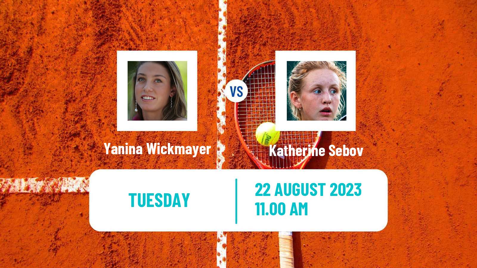 Tennis WTA US Open Yanina Wickmayer - Katherine Sebov