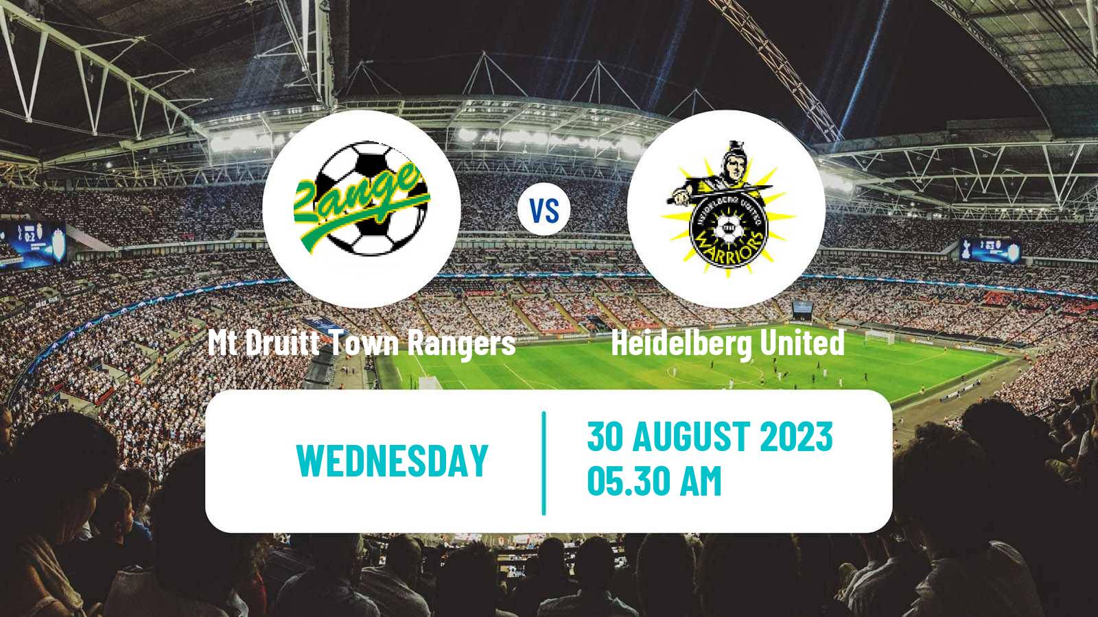 Football Australian Cup Mt Druitt Town Rangers - Heidelberg United