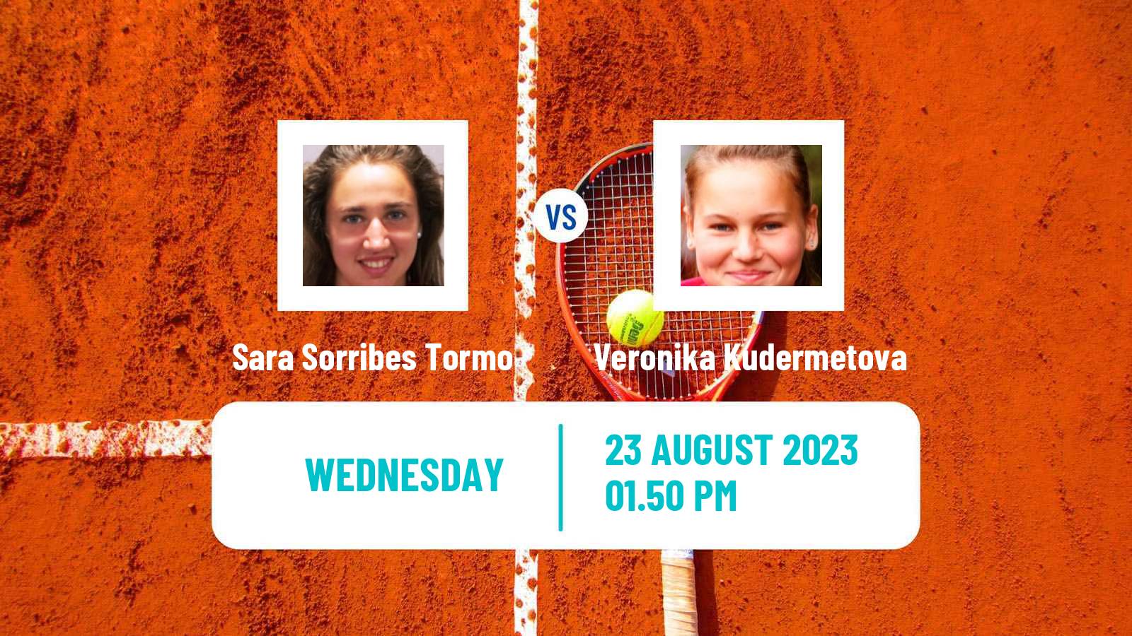 Tennis WTA Cleveland Sara Sorribes Tormo - Veronika Kudermetova