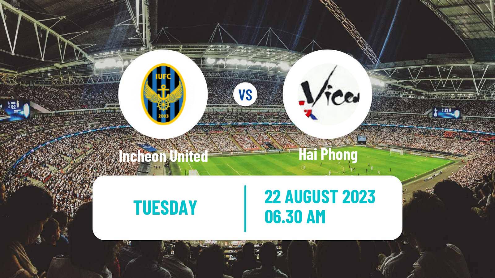 Soccer AFC Champions League Incheon United - Hai Phong