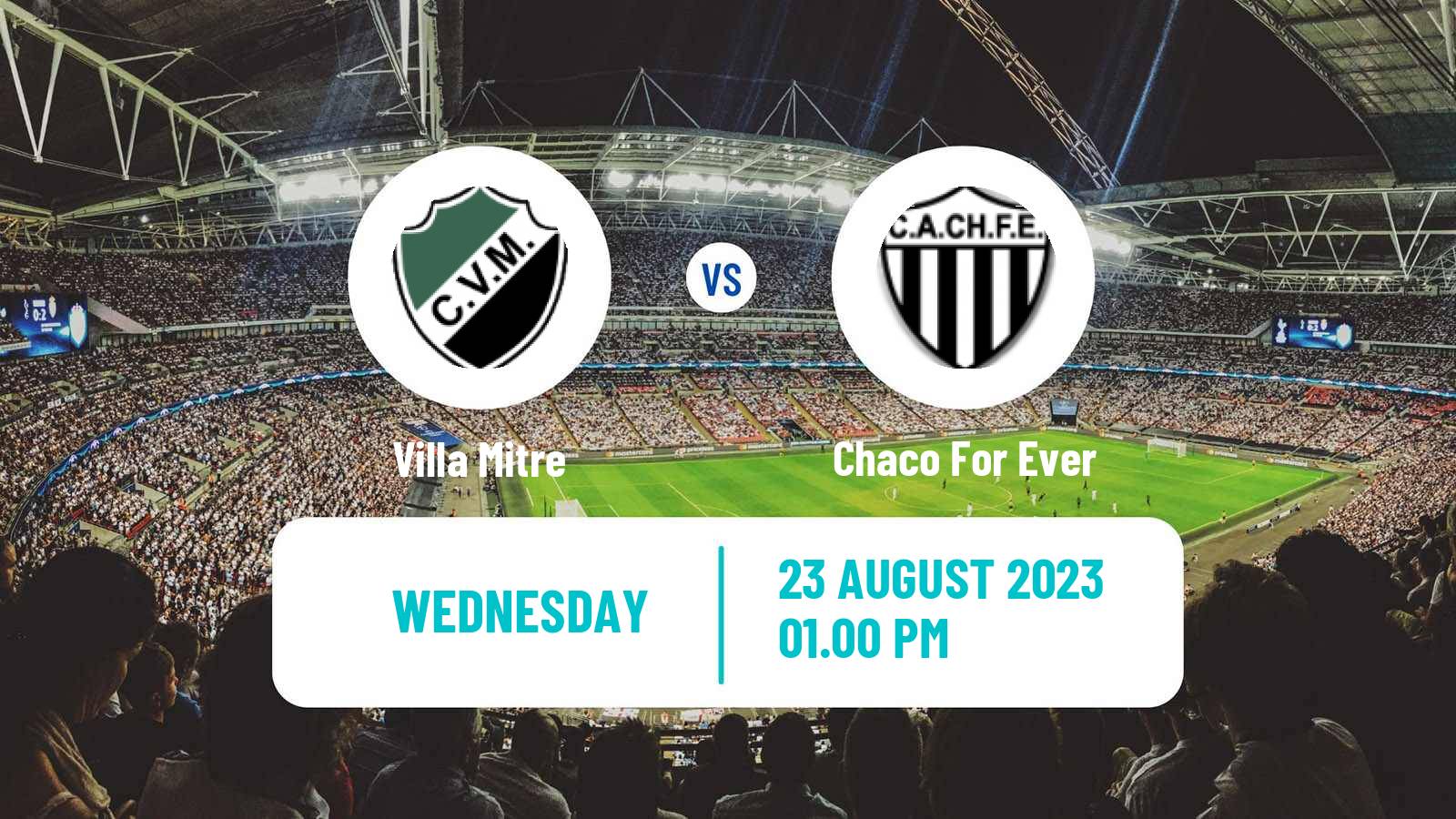 Soccer Copa Argentina Villa Mitre - Chaco For Ever