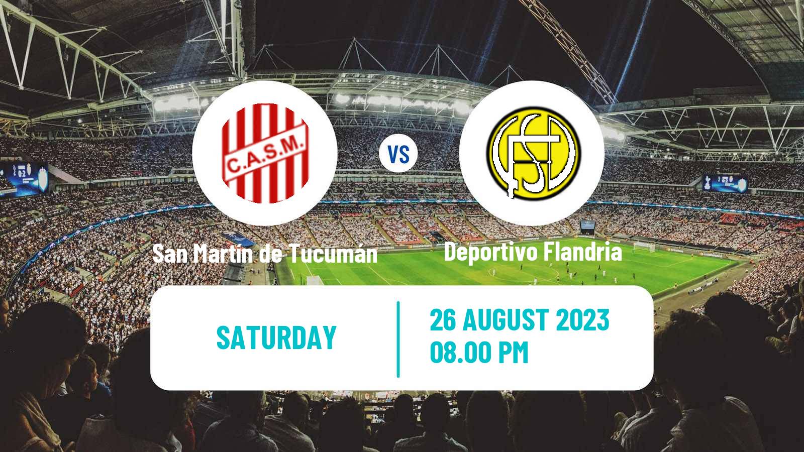 Soccer Argentinian Primera Nacional San Martín de Tucumán - Deportivo Flandria