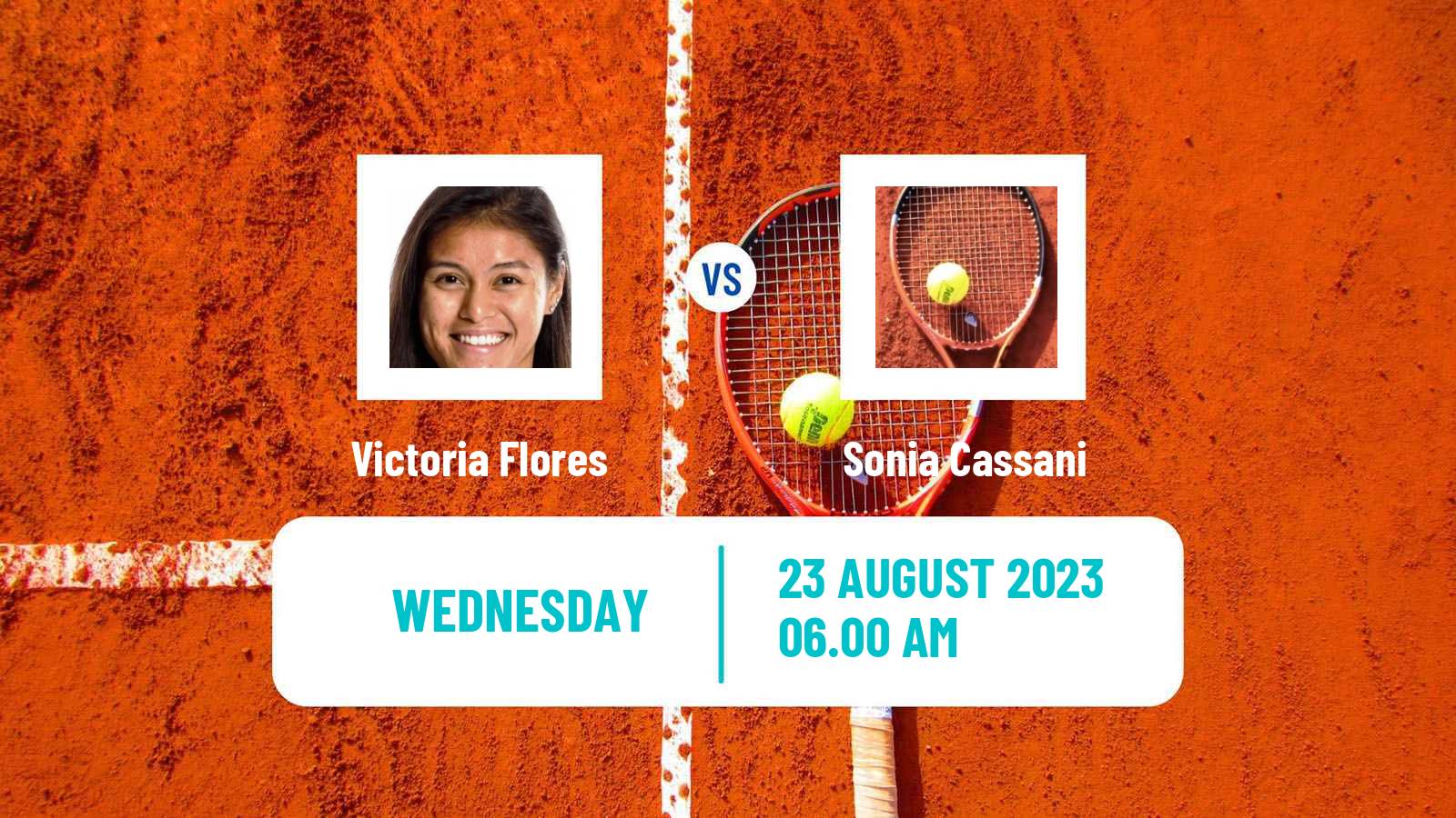 Tennis ITF W15 Monastir 29 Women Victoria Flores - Sonia Cassani
