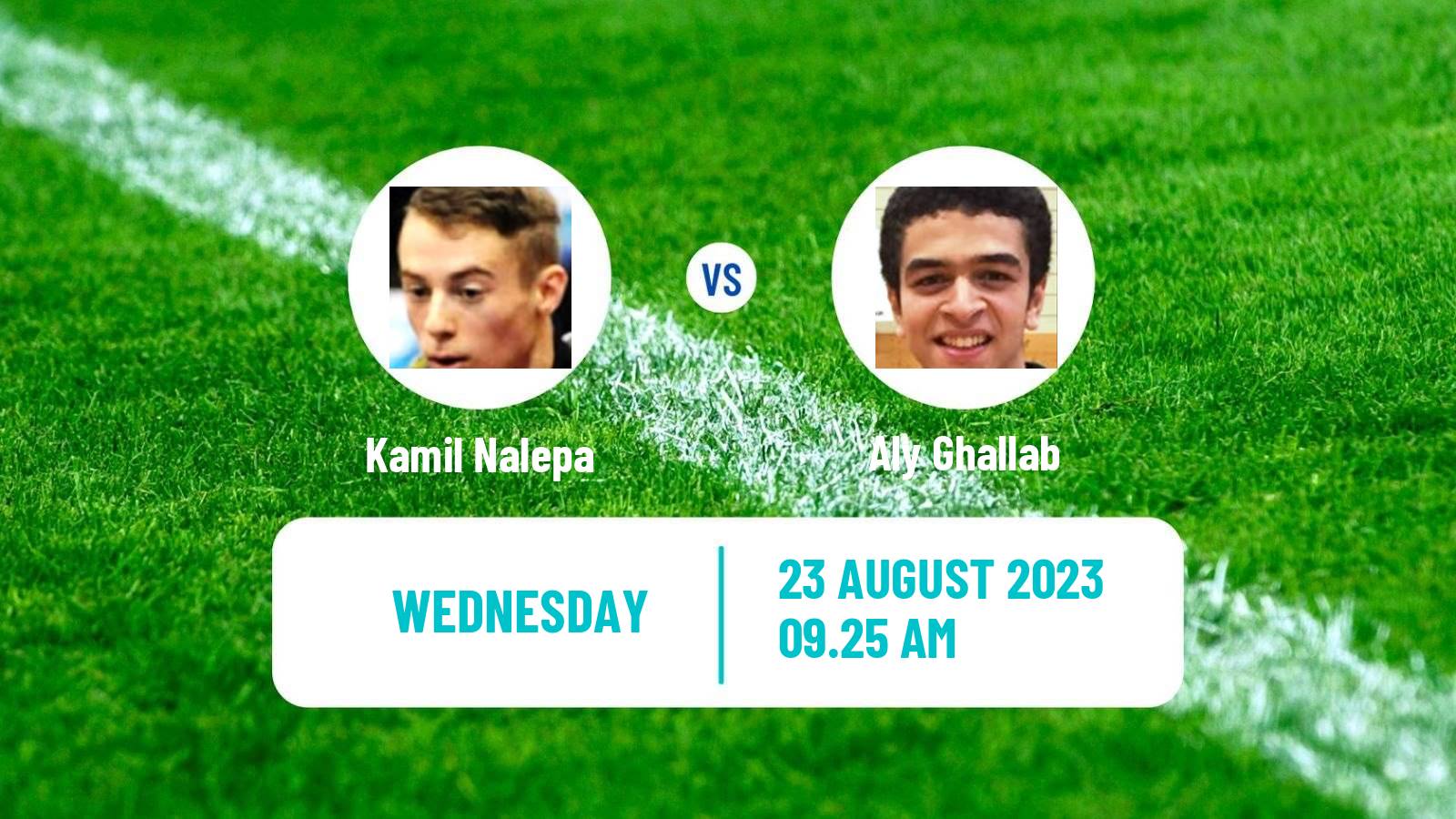 Table tennis Tt Star Series Men Kamil Nalepa - Aly Ghallab