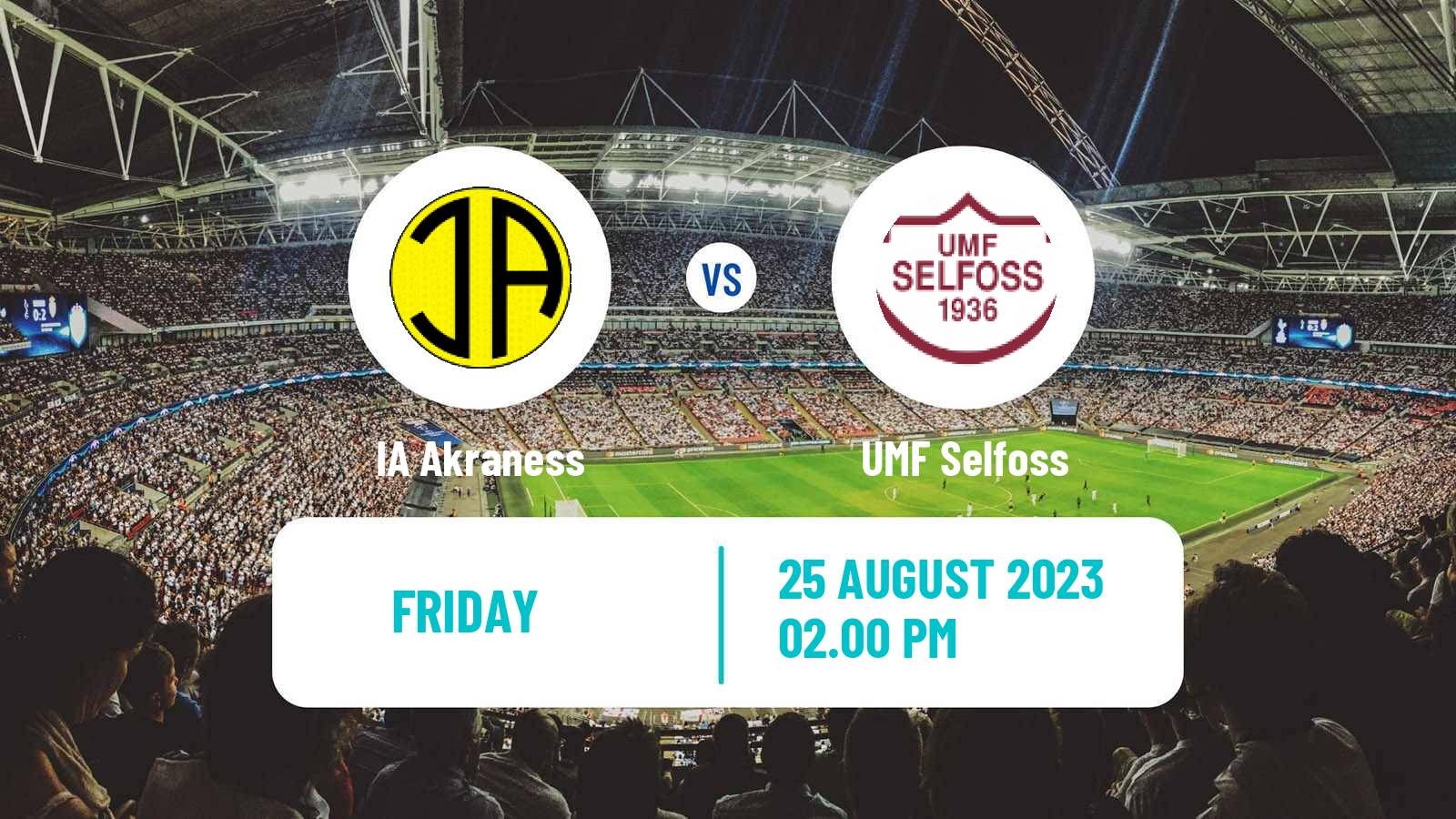 Soccer Icelandic Lengjudeildin Akraness - Selfoss