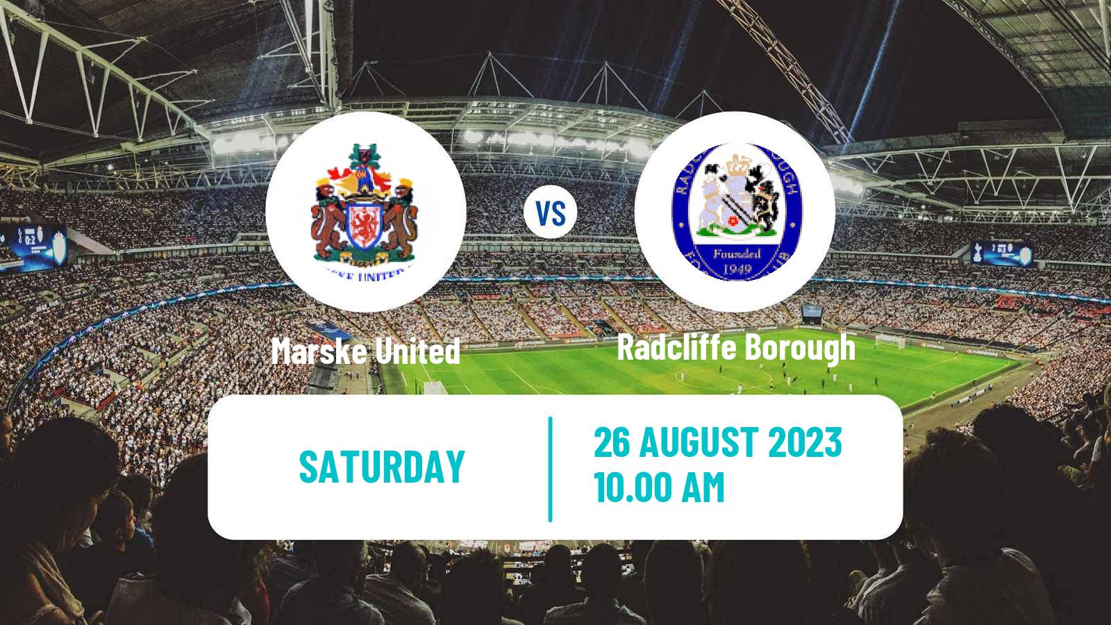 Soccer English NPL Premier Division Marske United - Radcliffe