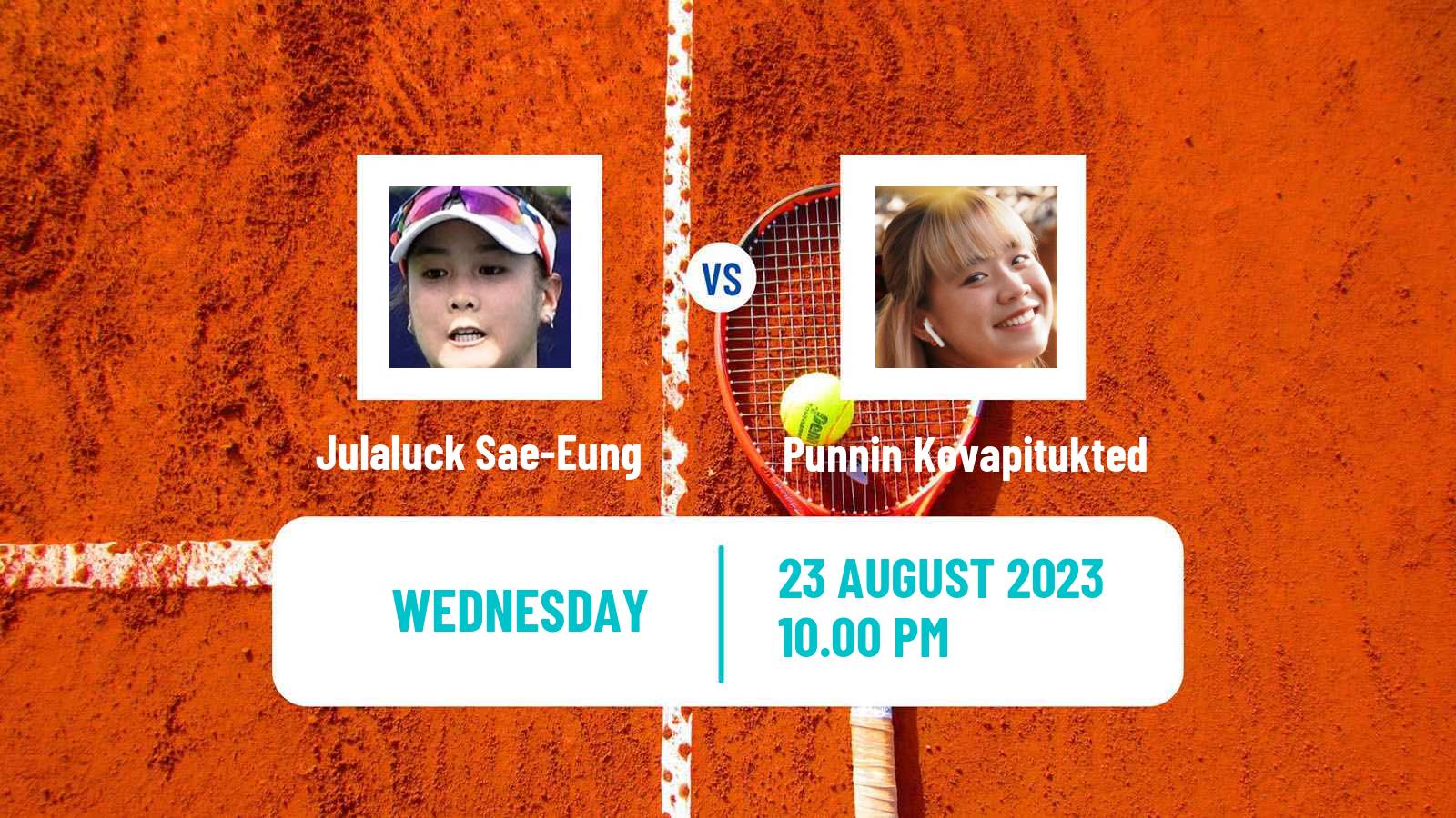 Tennis ITF W15 Nakhon Si Thammarat 5 Women Julaluck Sae-Eung - Punnin Kovapitukted