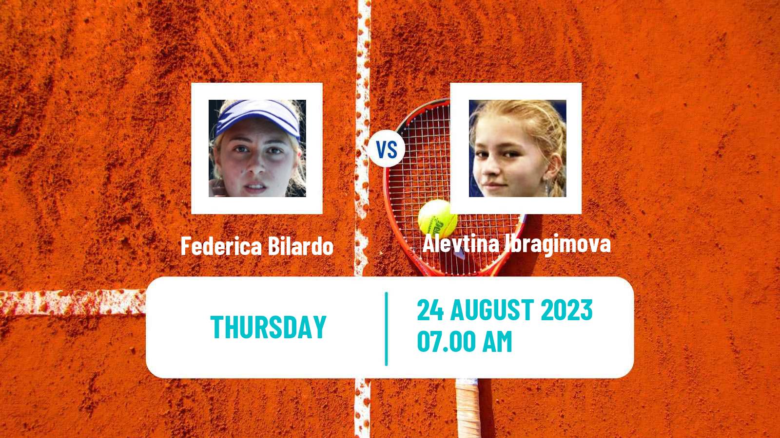 Tennis ITF W25 Braunschweig Women Federica Bilardo - Alevtina Ibragimova