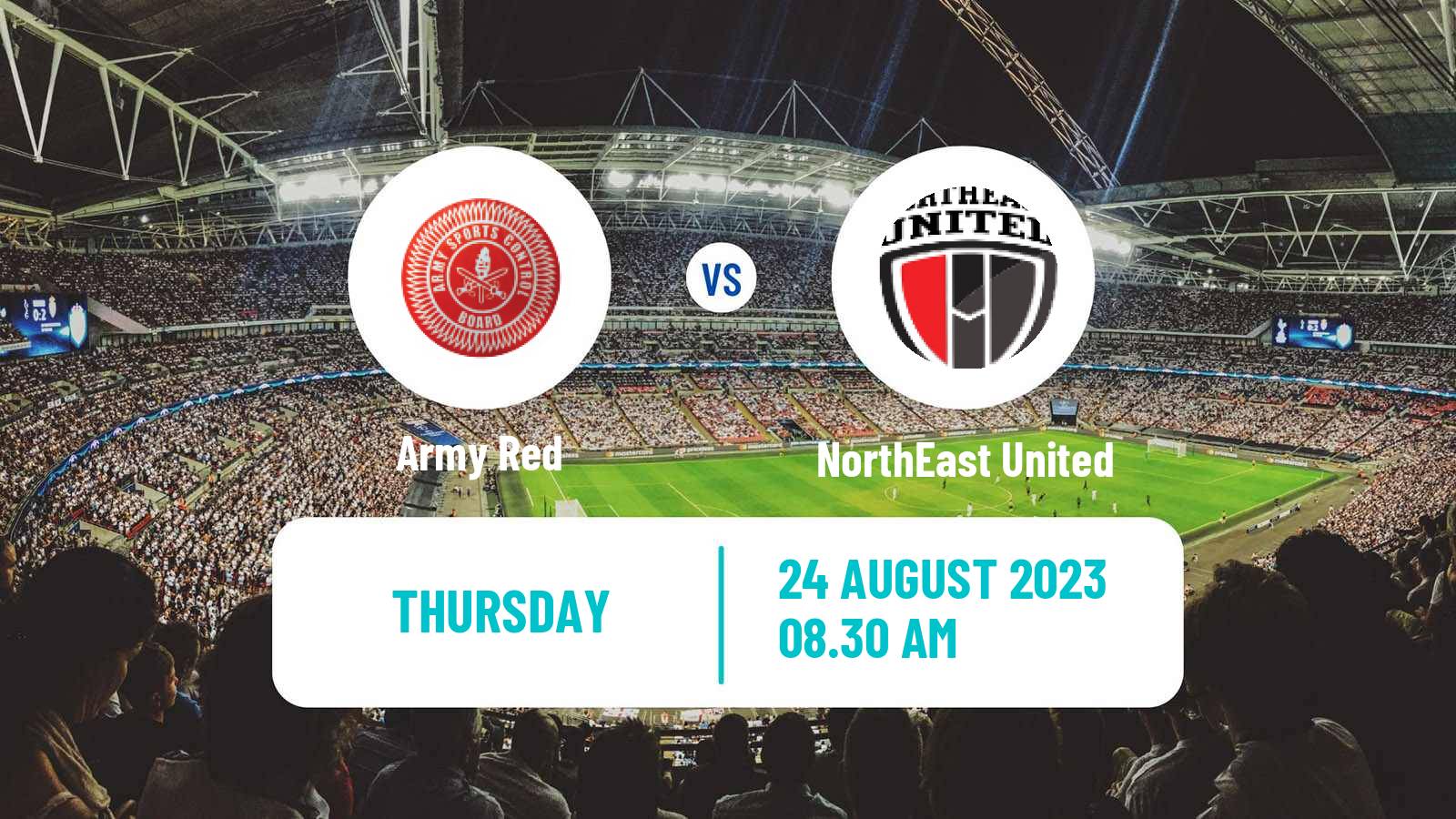 Soccer Indian Durand Cup Army Red - NorthEast United