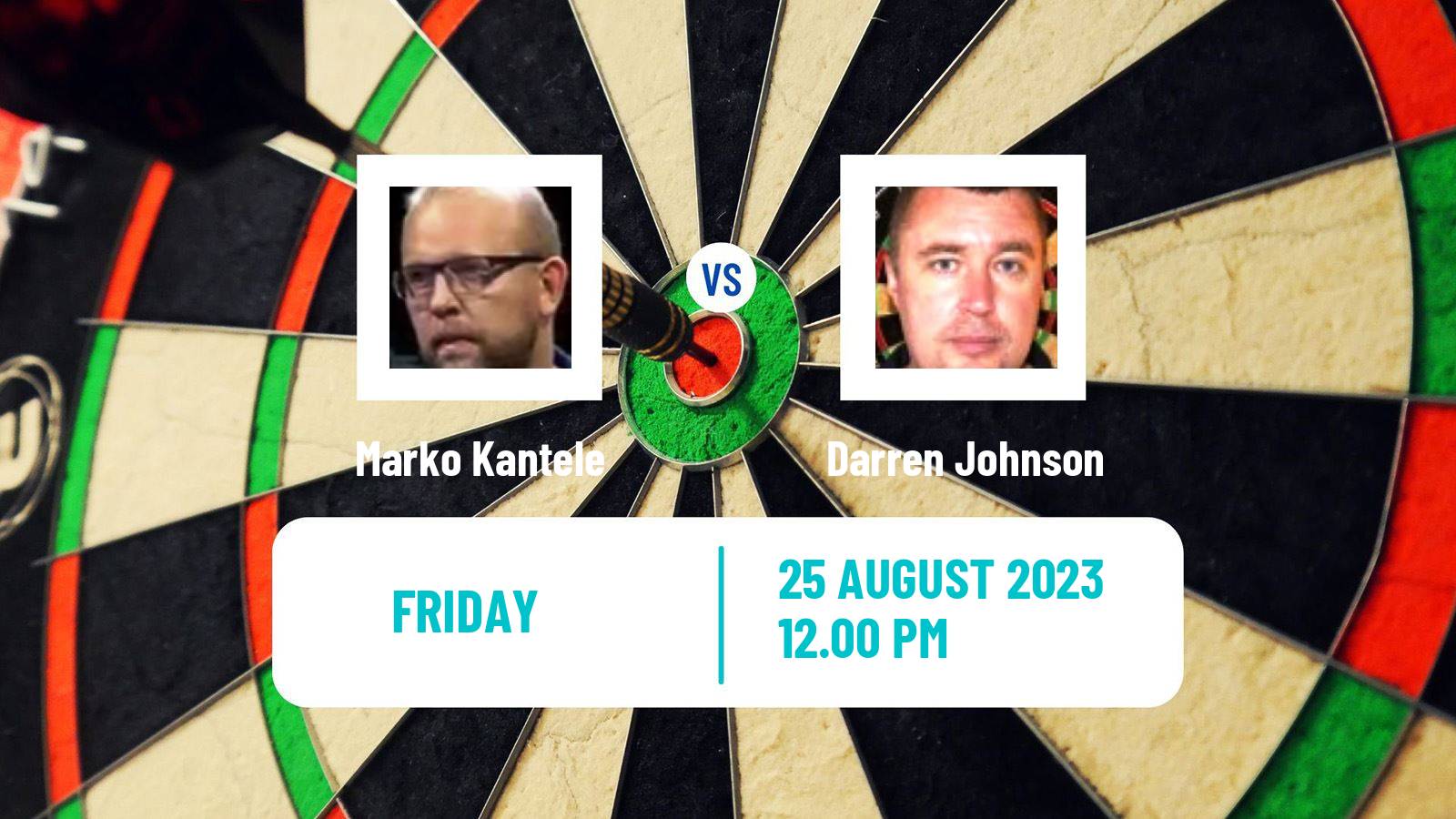 Darts Modus Super Series Marko Kantele - Darren Johnson