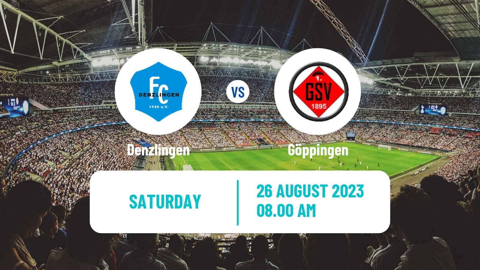 Soccer German Oberliga Baden-Württemberg Denzlingen - Göppingen