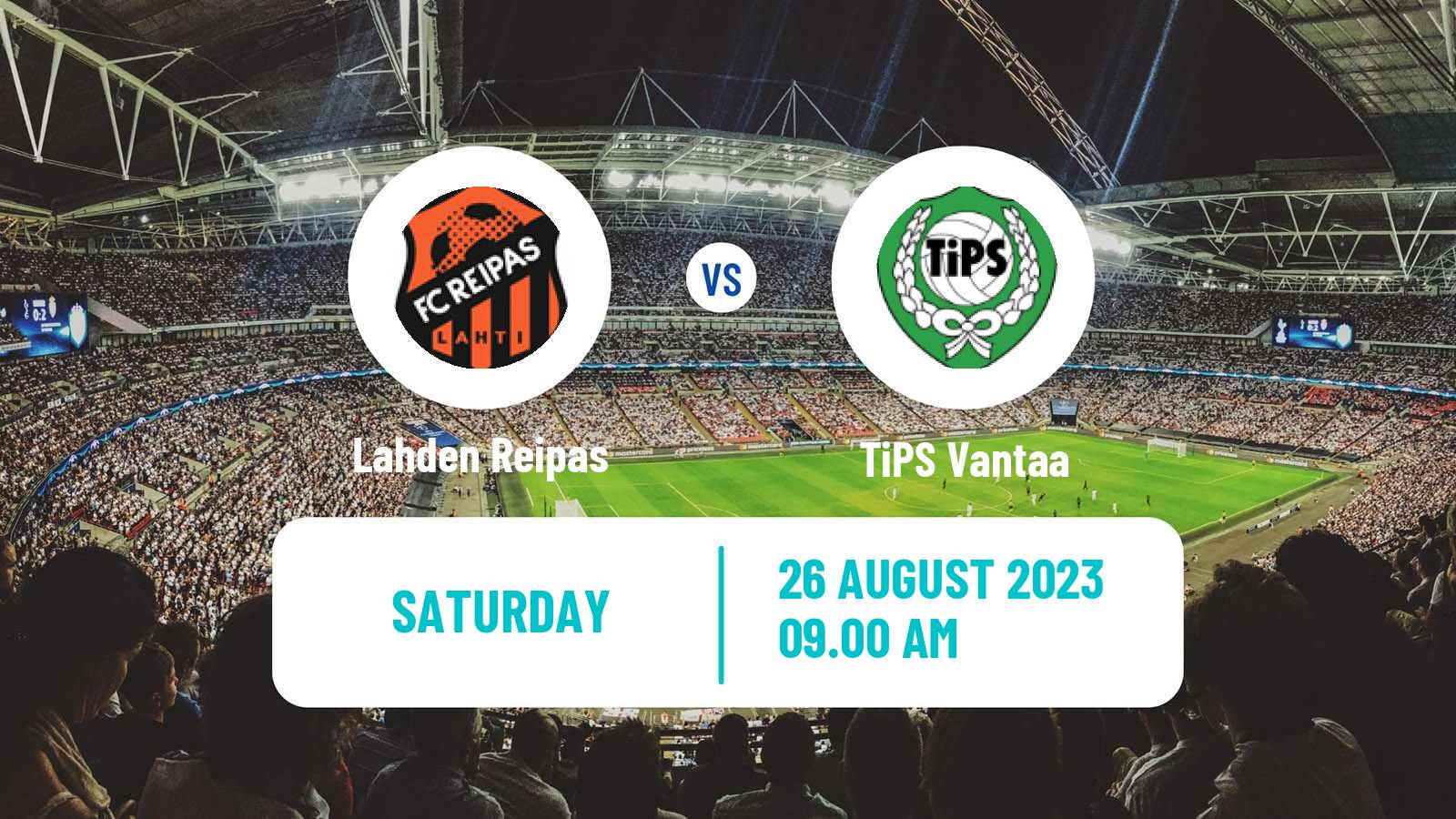Football Finnish Kakkonen Group A Lahden Reipas - TiPS Vantaa
