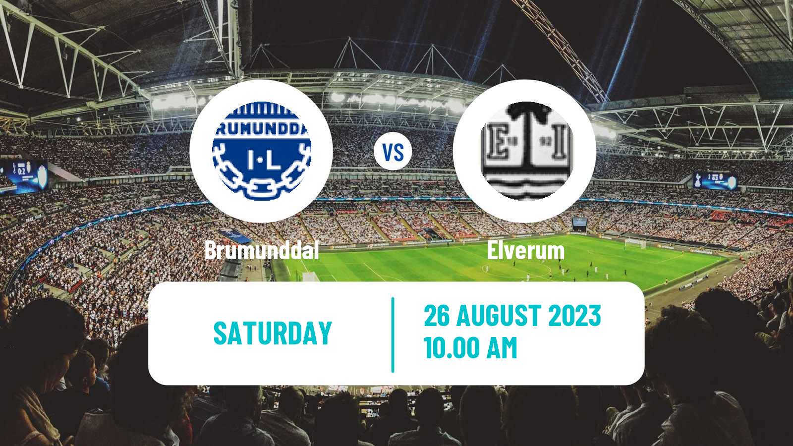Soccer Norwegian Division 3 - Group 2 Brumunddal - Elverum