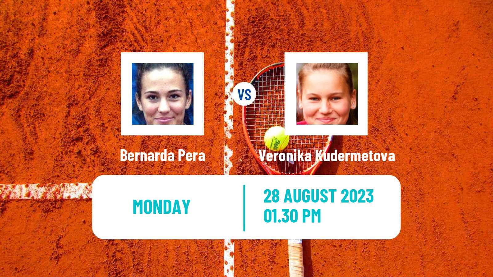 Tennis WTA US Open Bernarda Pera - Veronika Kudermetova
