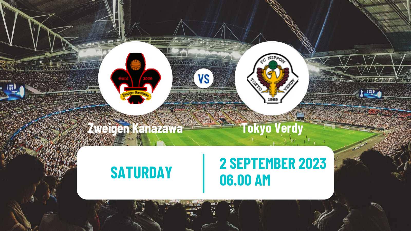 Soccer Japan J2 League Zweigen Kanazawa - Tokyo Verdy