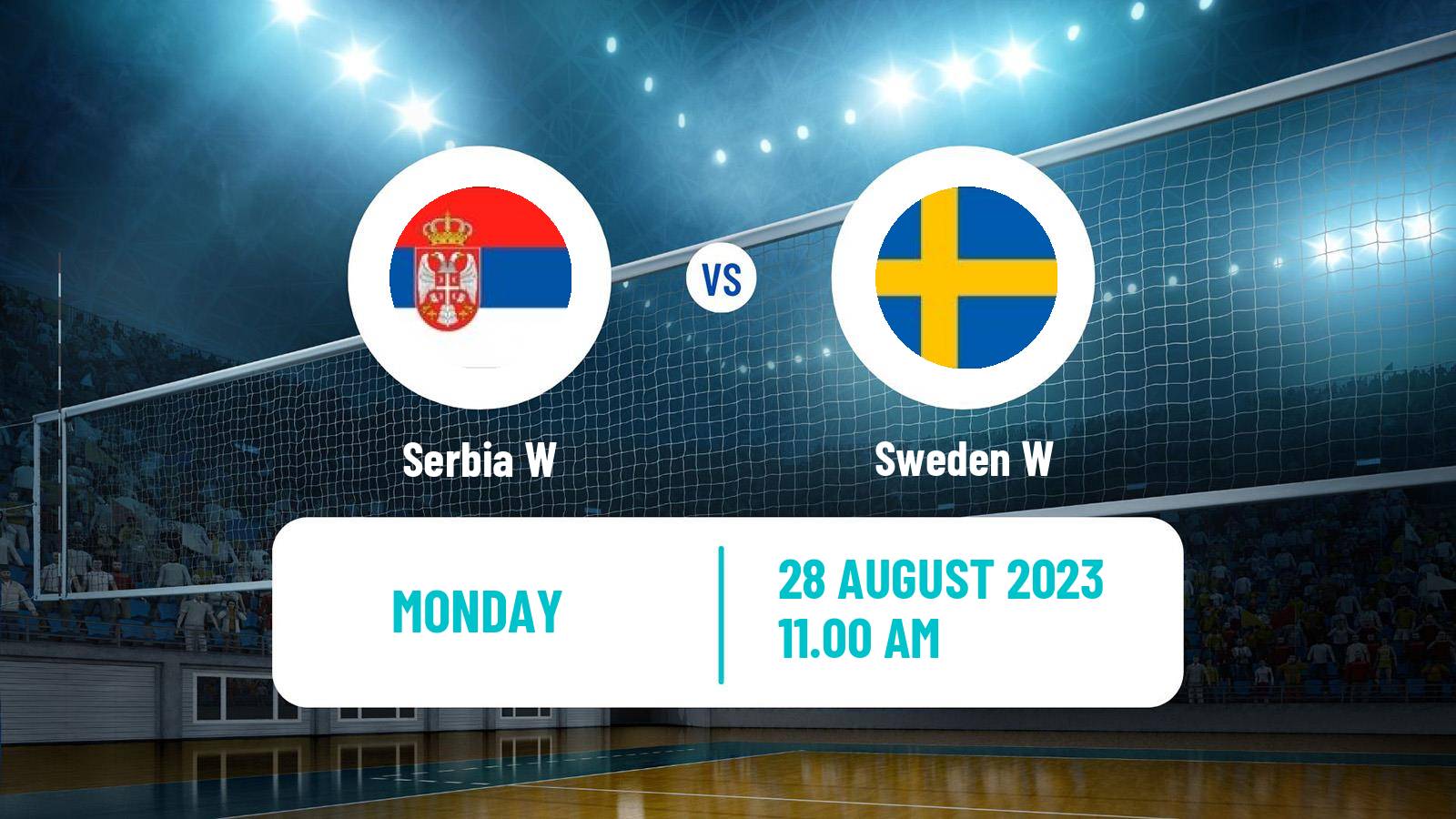 Volleyball European Championships Volleyball Women Serbia W - Sweden W